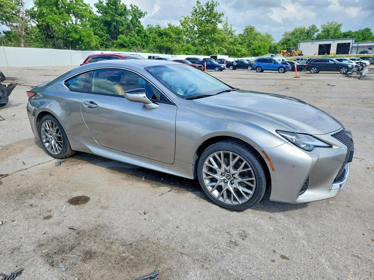 2021 Lexus Rc 300 Base Серебряный vin: JTHD85EC5M5006264