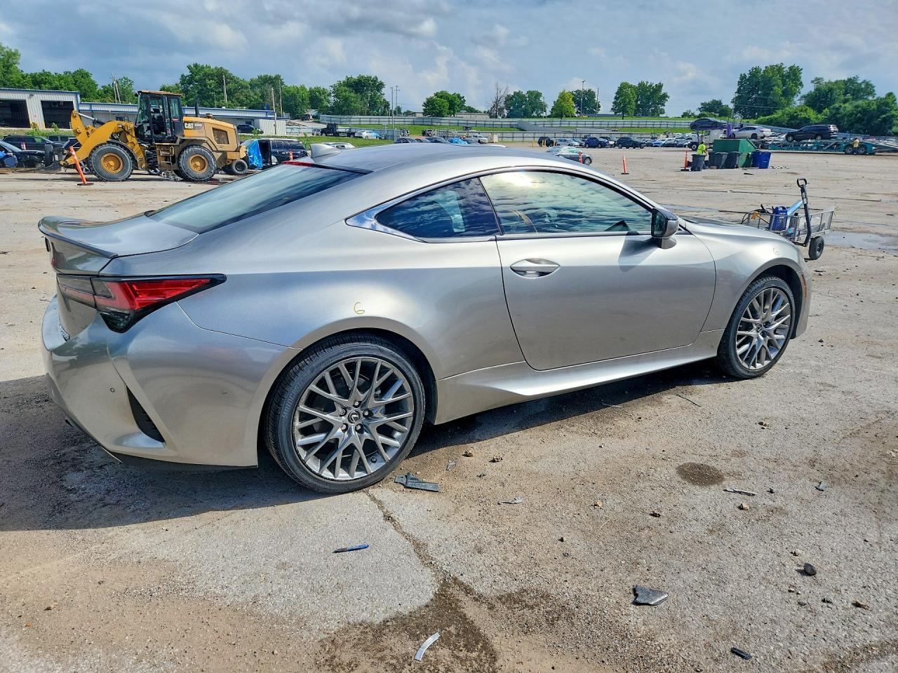2021 Lexus Rc 300 Base Серебряный vin: JTHD85EC5M5006264