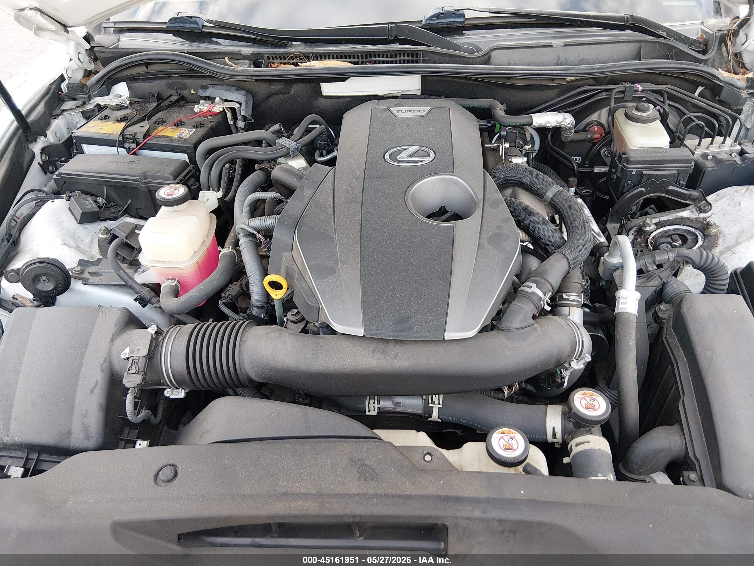 2020 Lexus Is 300 White vin: JTHDA1D22L5107315