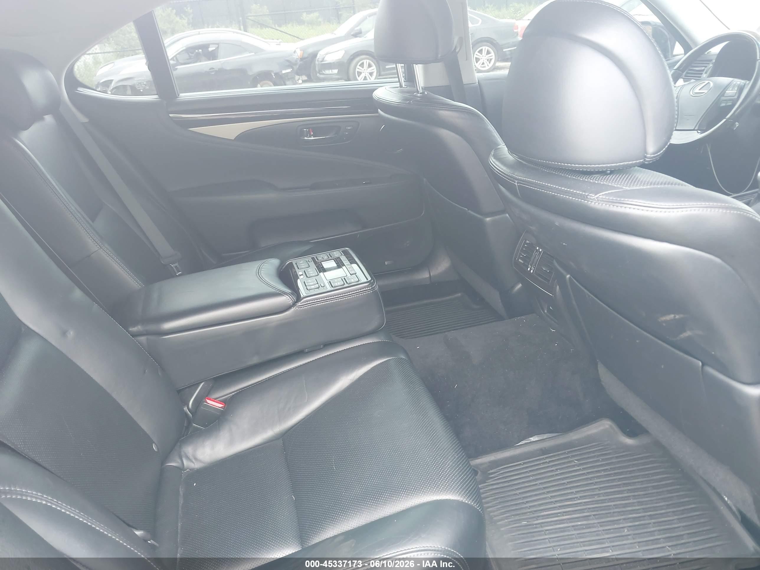 2014 Lexus Ls 460 L Black vin: JTHDL1EF5E5006882