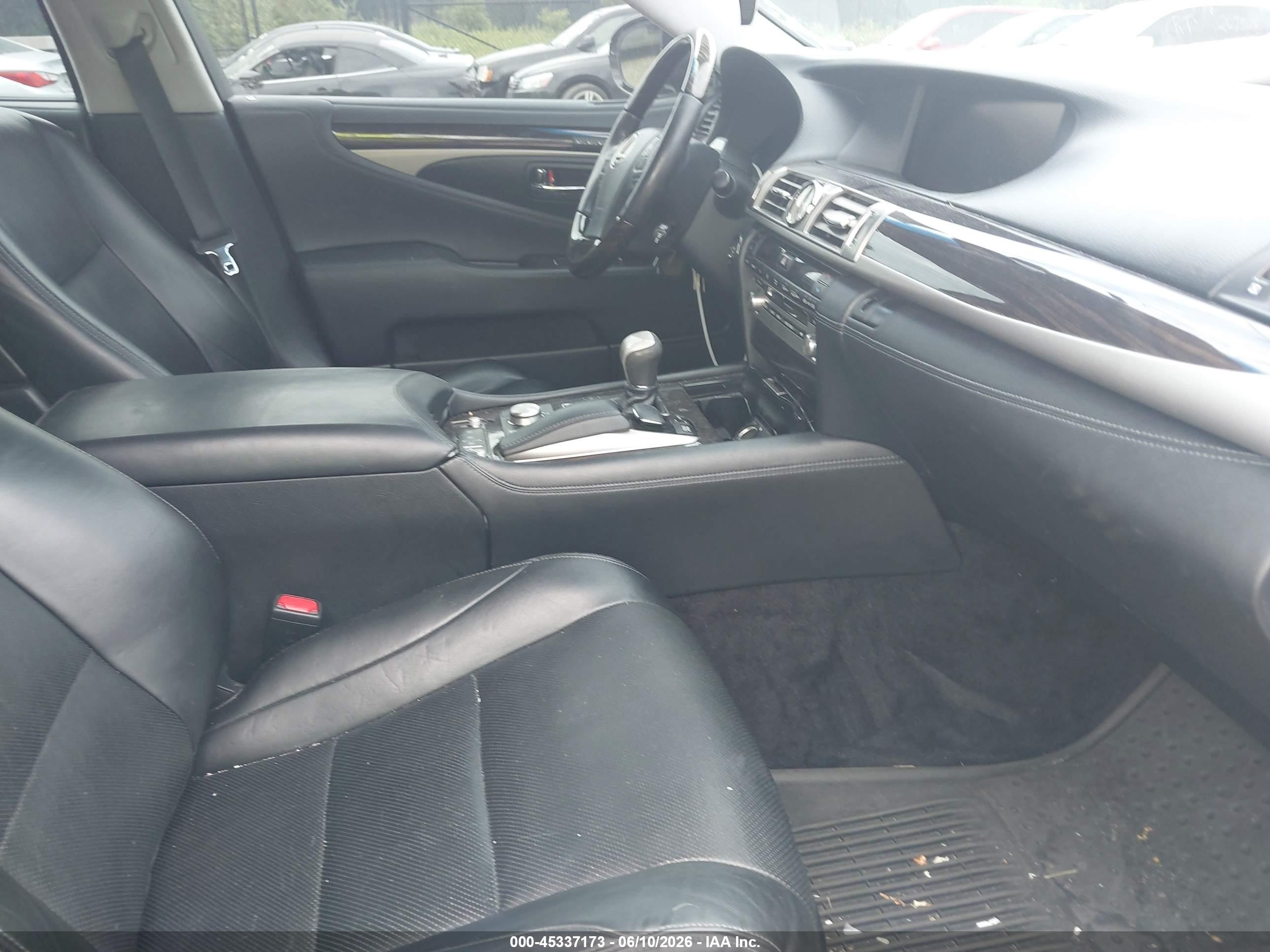2014 Lexus Ls 460 L Black vin: JTHDL1EF5E5006882