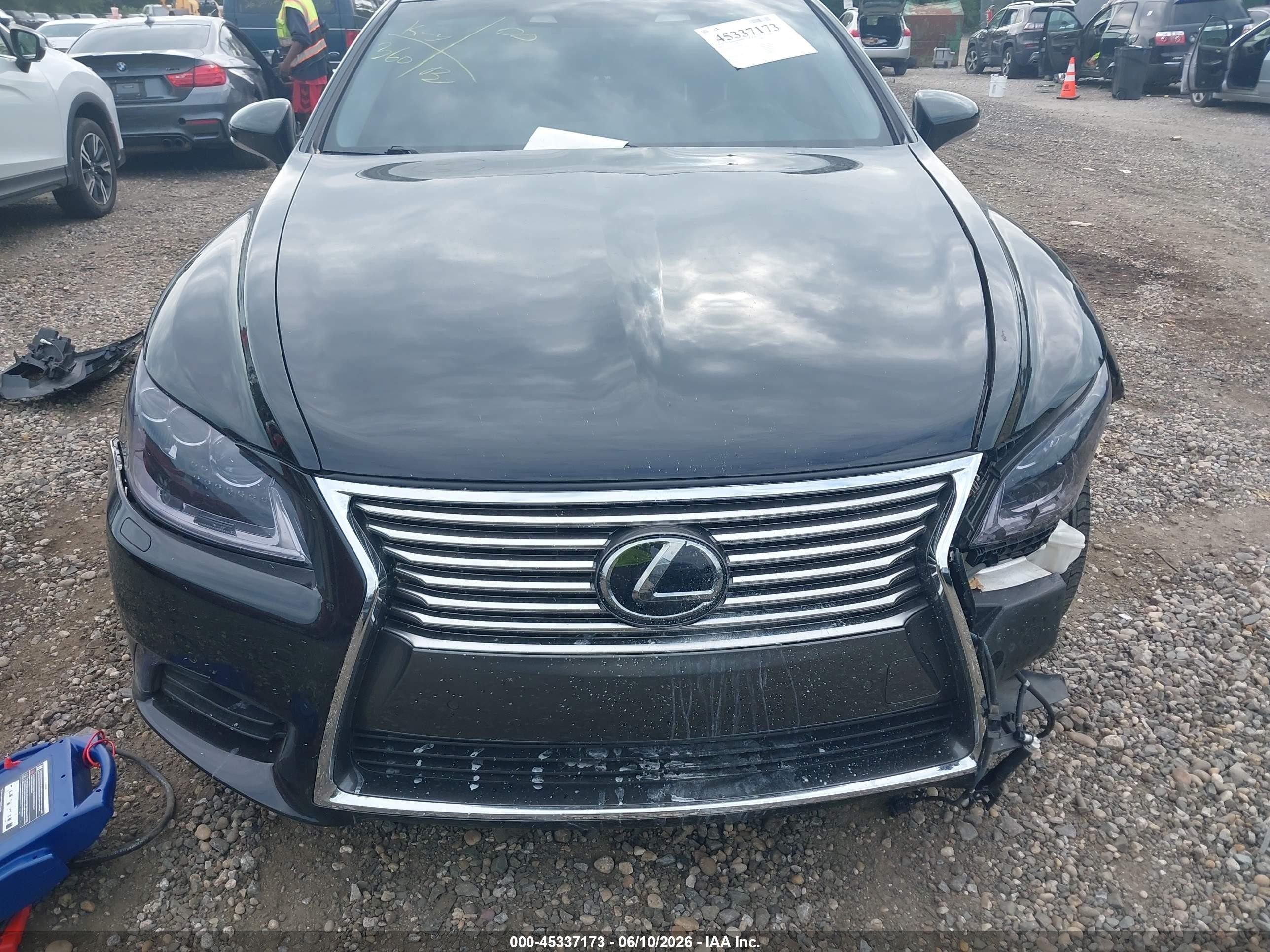 2014 Lexus Ls 460 L Black vin: JTHDL1EF5E5006882
