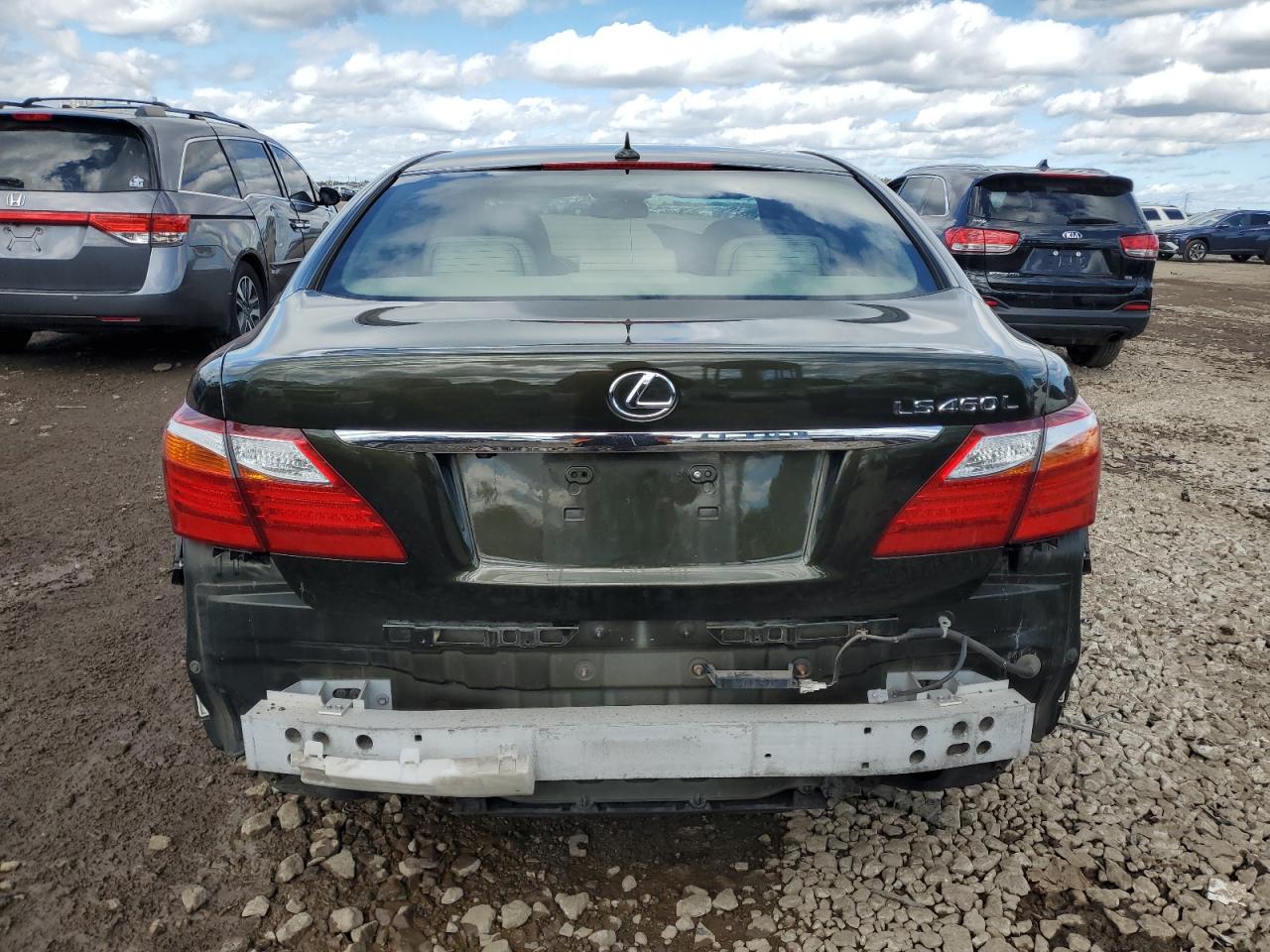 2011 Lexus Ls 460l Green vin: JTHDL1EF6B5003551