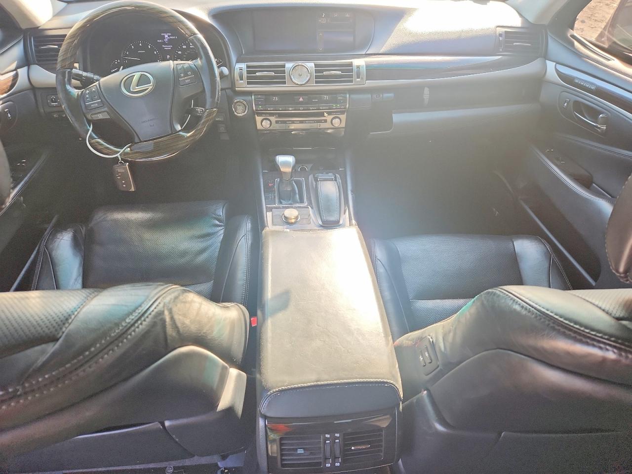 2015 Lexus Ls 460l Black vin: JTHDL1EF7F5007453
