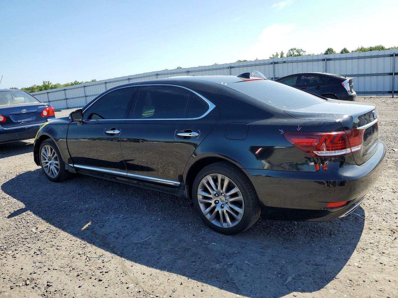 2015 Lexus Ls 460l Black vin: JTHDL1EF8F5007512