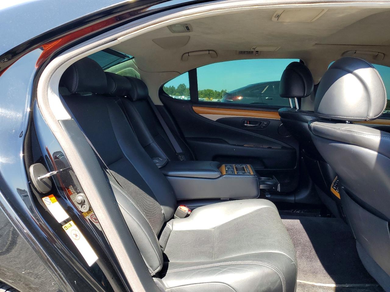 2015 Lexus Ls 460l Black vin: JTHDL1EF8F5007512