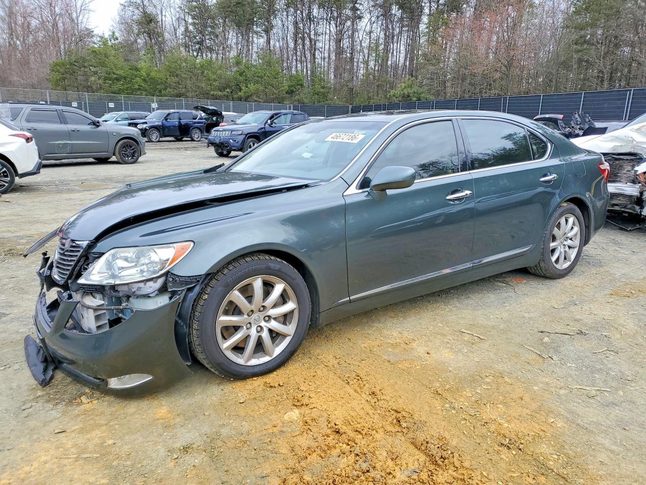 2009 Lexus Ls 460 L Gray vin: JTHDL46F195000244