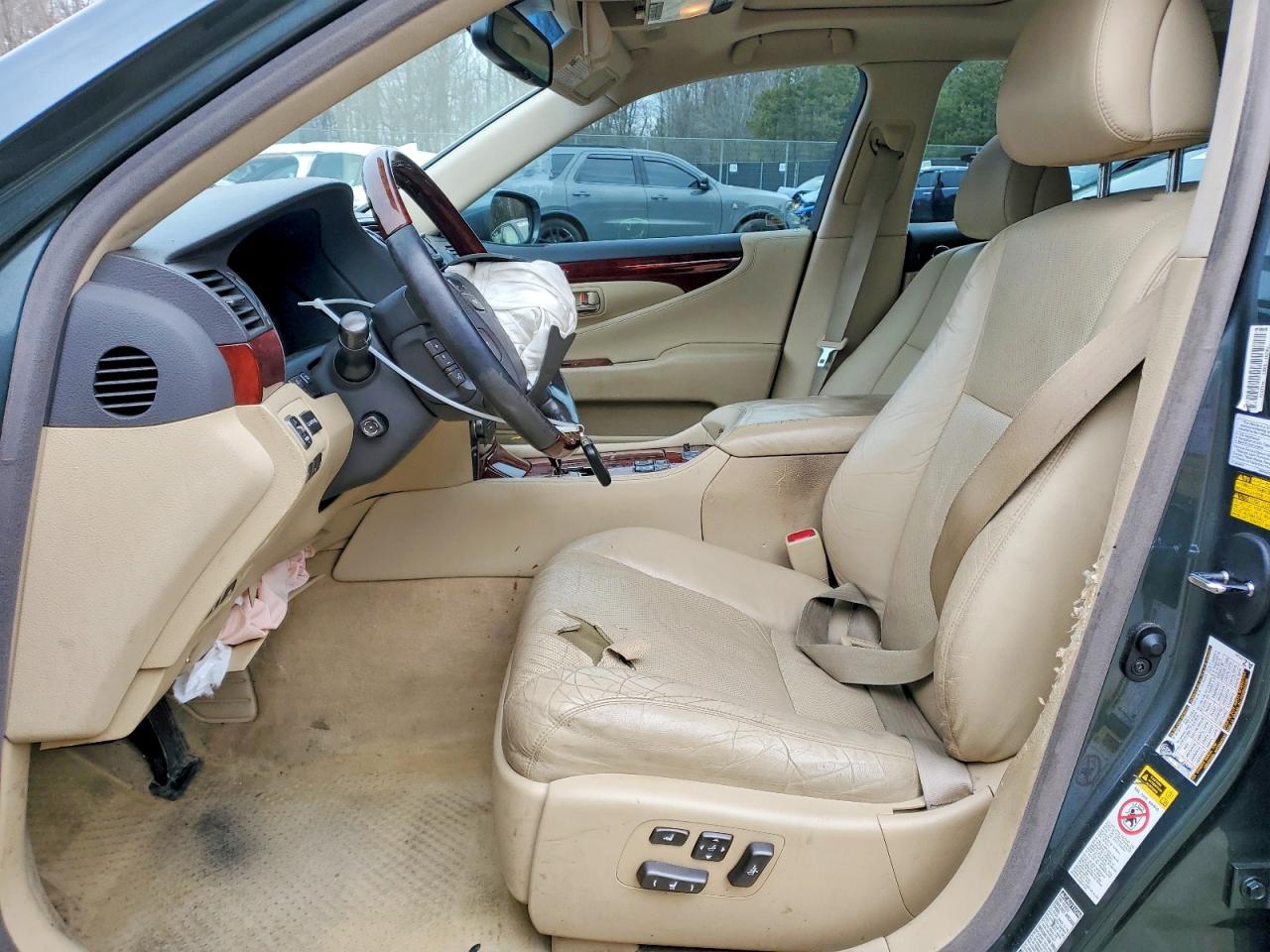 2009 Lexus Ls 460 L Gray vin: JTHDL46F195000244