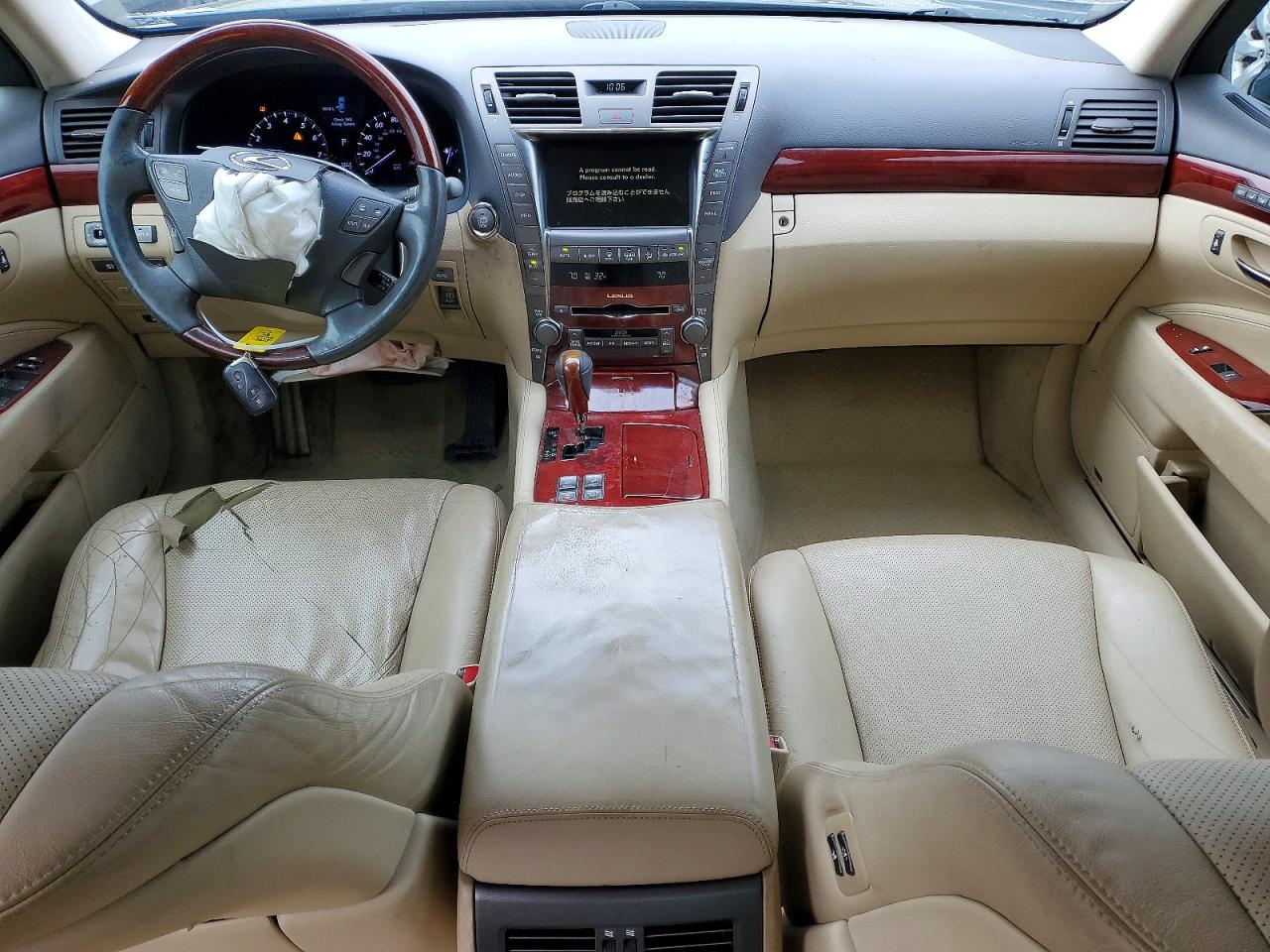 2009 Lexus Ls 460 L Gray vin: JTHDL46F195000244