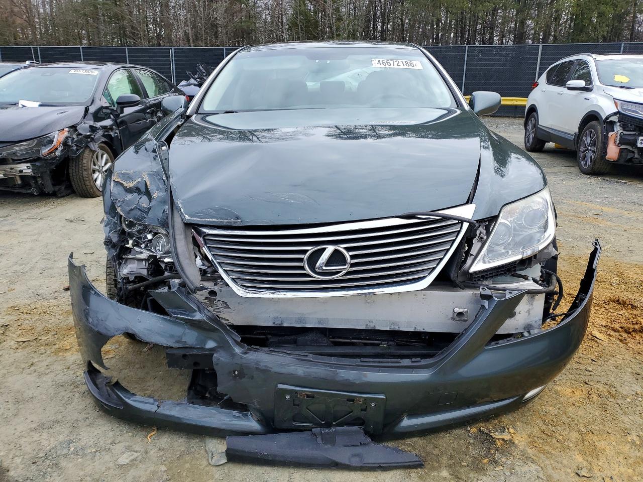 2009 Lexus Ls 460 L Gray vin: JTHDL46F195000244