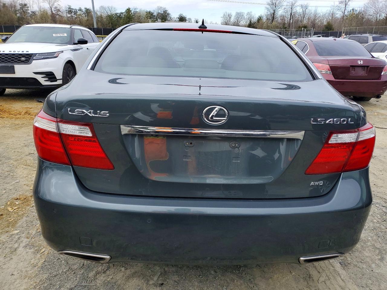 2009 Lexus Ls 460 L Gray vin: JTHDL46F195000244