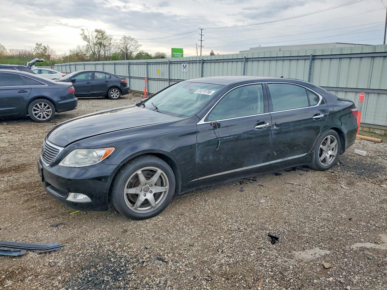 2009 Lexus Ls 460l Black vin: JTHDL46F295000608