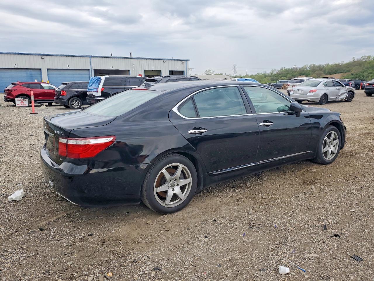 2009 Lexus Ls 460l Black vin: JTHDL46F295000608