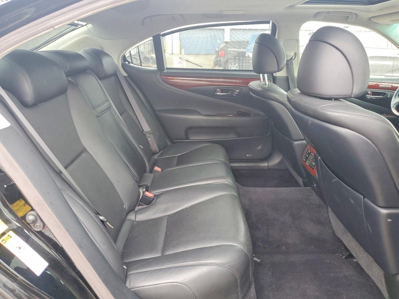 2009 Lexus Ls 460l Black vin: JTHDL46F295000608
