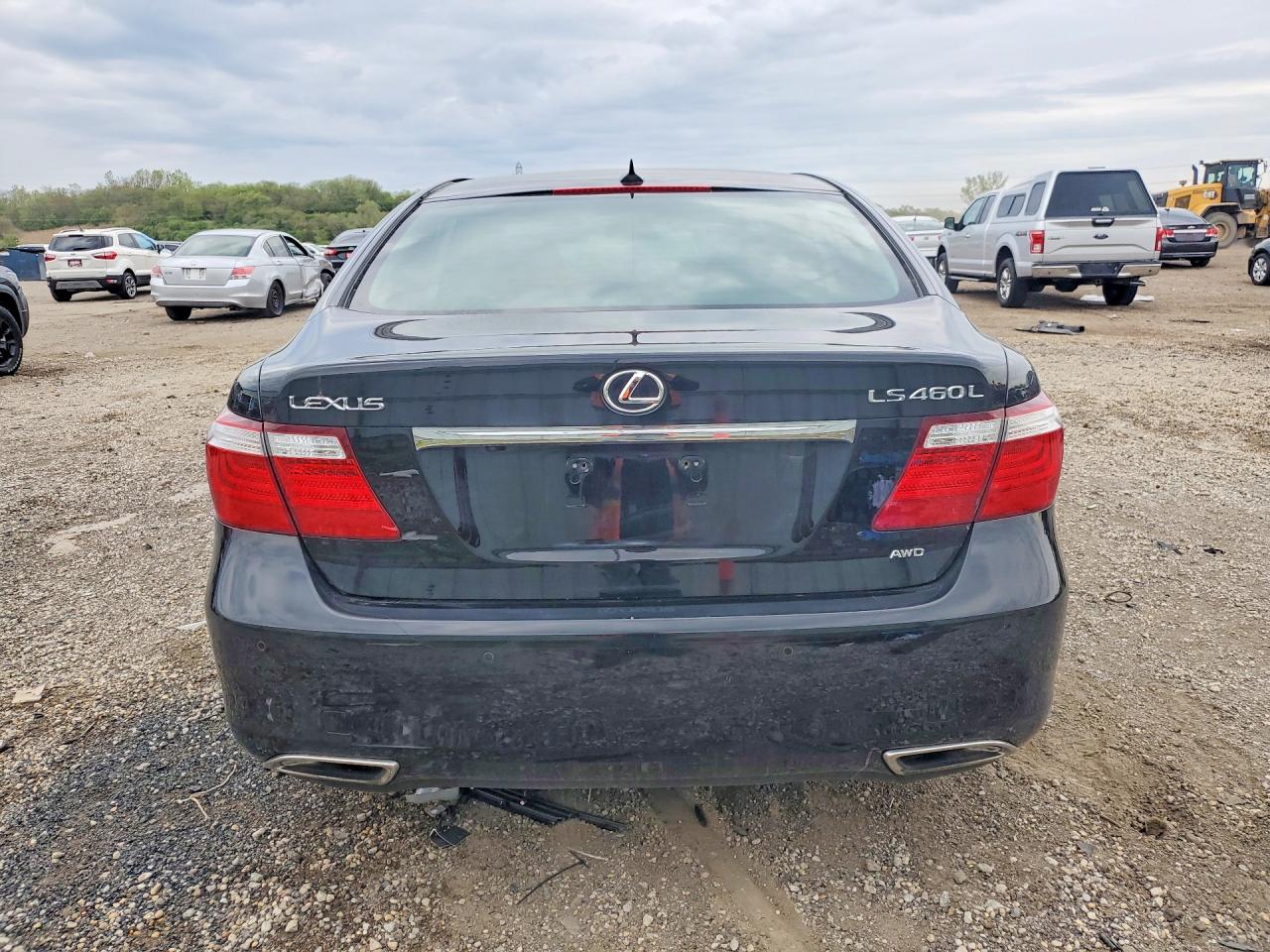 2009 Lexus Ls 460l Black vin: JTHDL46F295000608