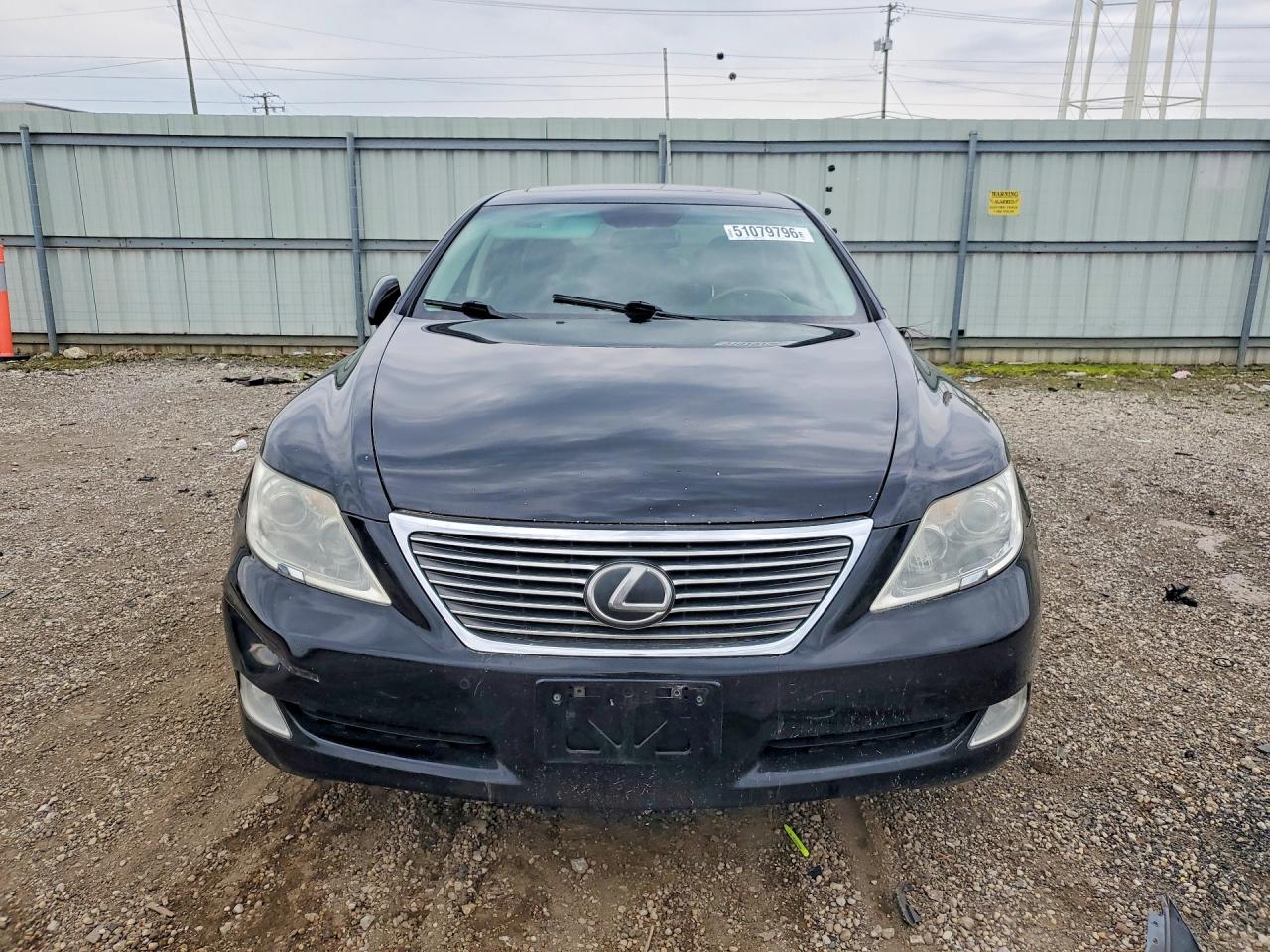 2009 Lexus Ls 460l Black vin: JTHDL46F295000608