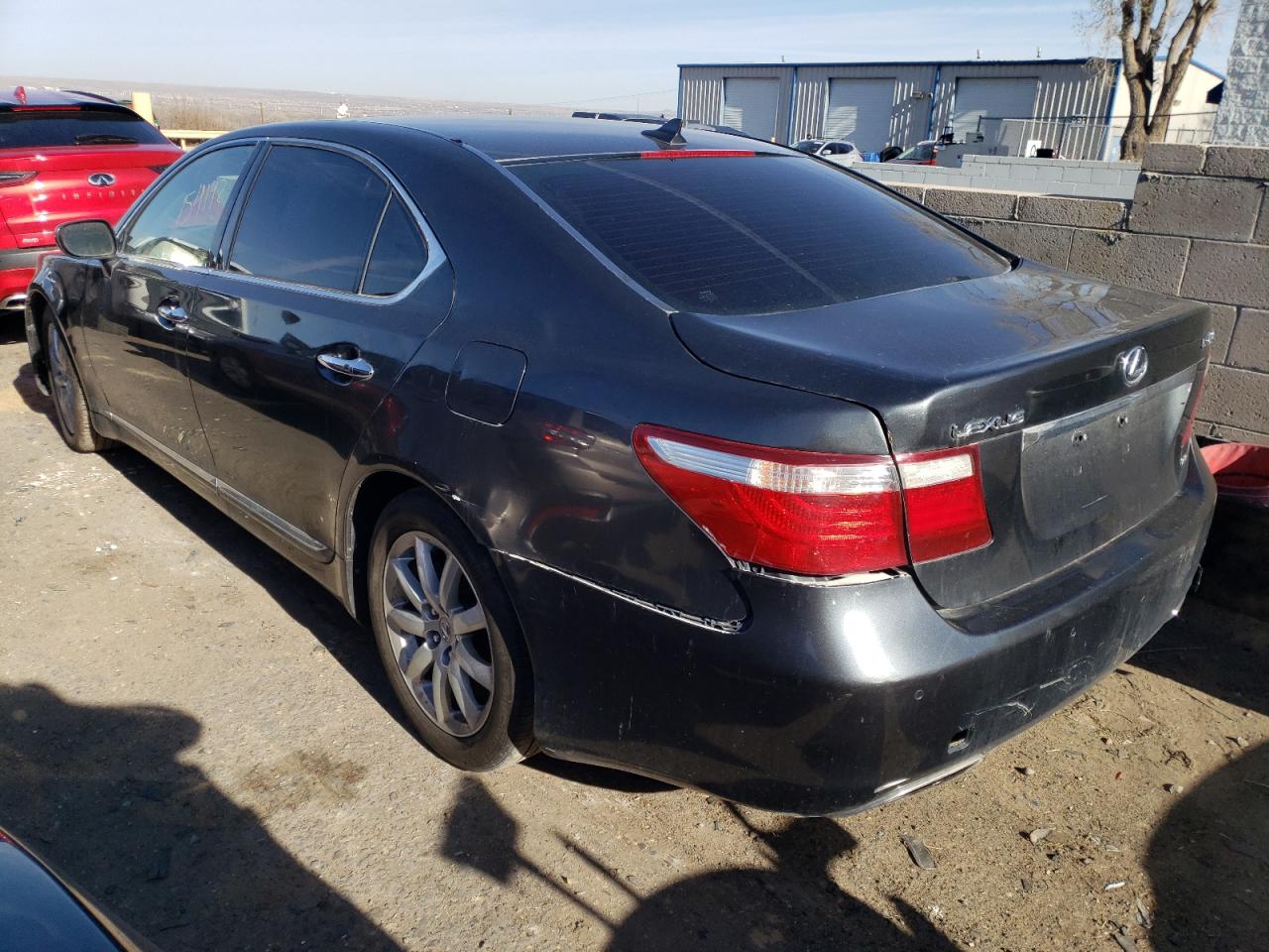 2009 Lexus Ls Black vin: JTHDL46FX95000517