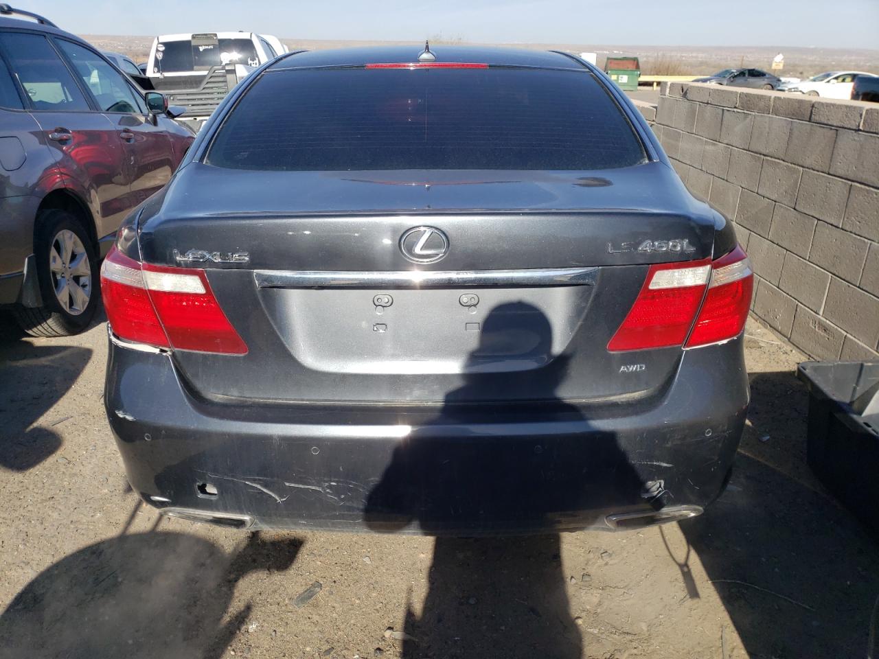 2009 Lexus Ls Black vin: JTHDL46FX95000517