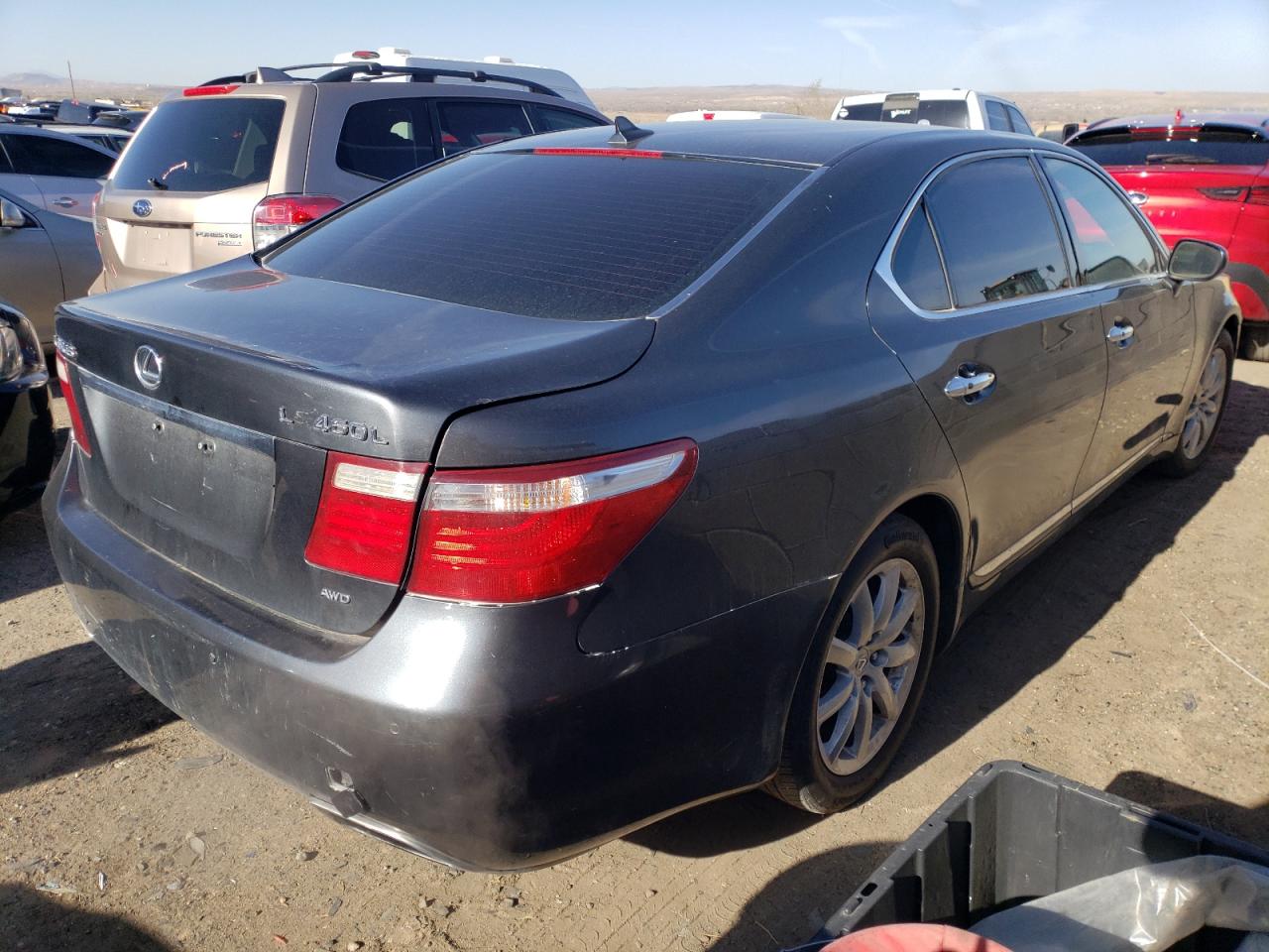 2009 Lexus Ls Black vin: JTHDL46FX95000517
