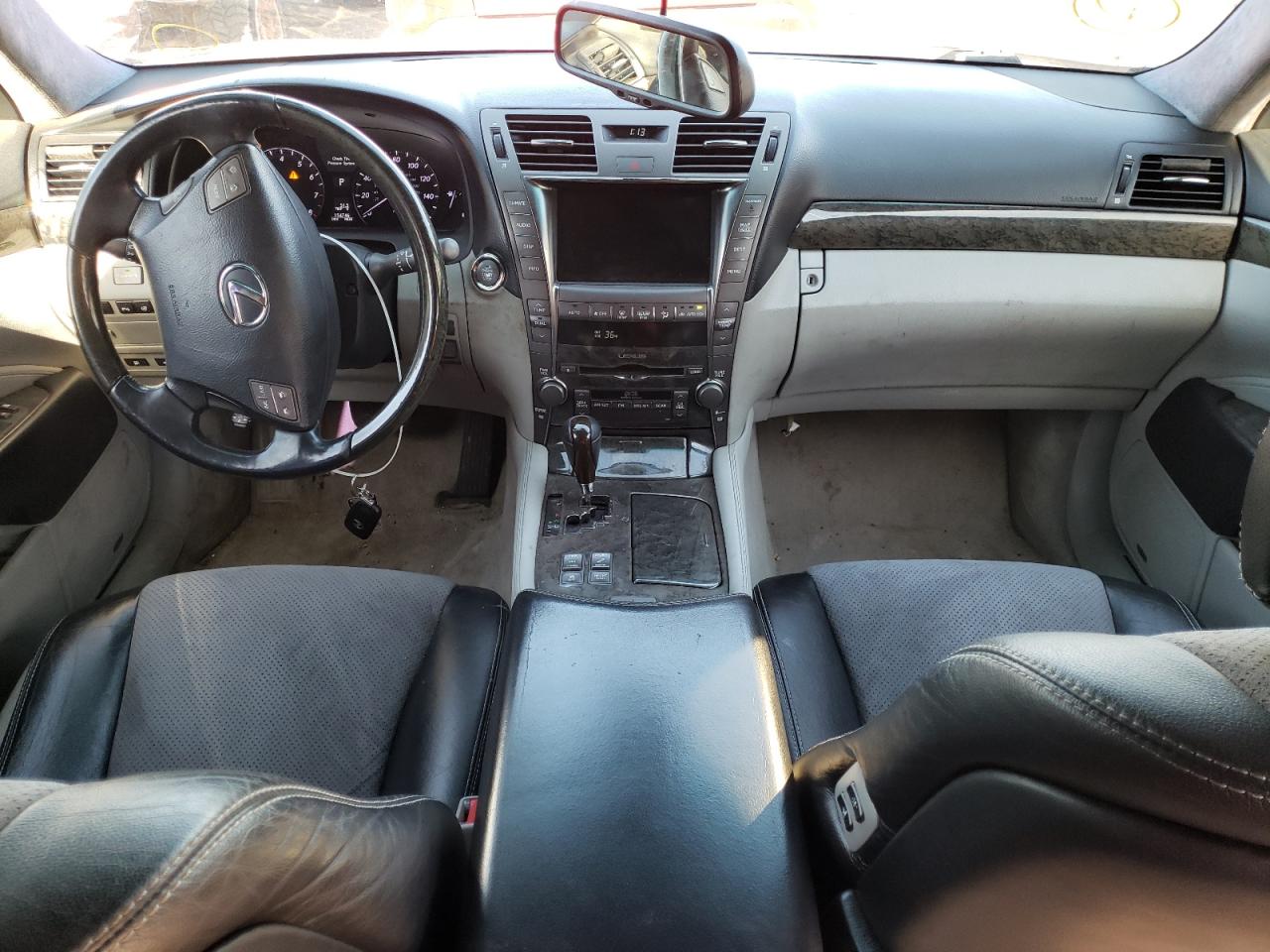 2009 Lexus Ls Black vin: JTHDL46FX95000517