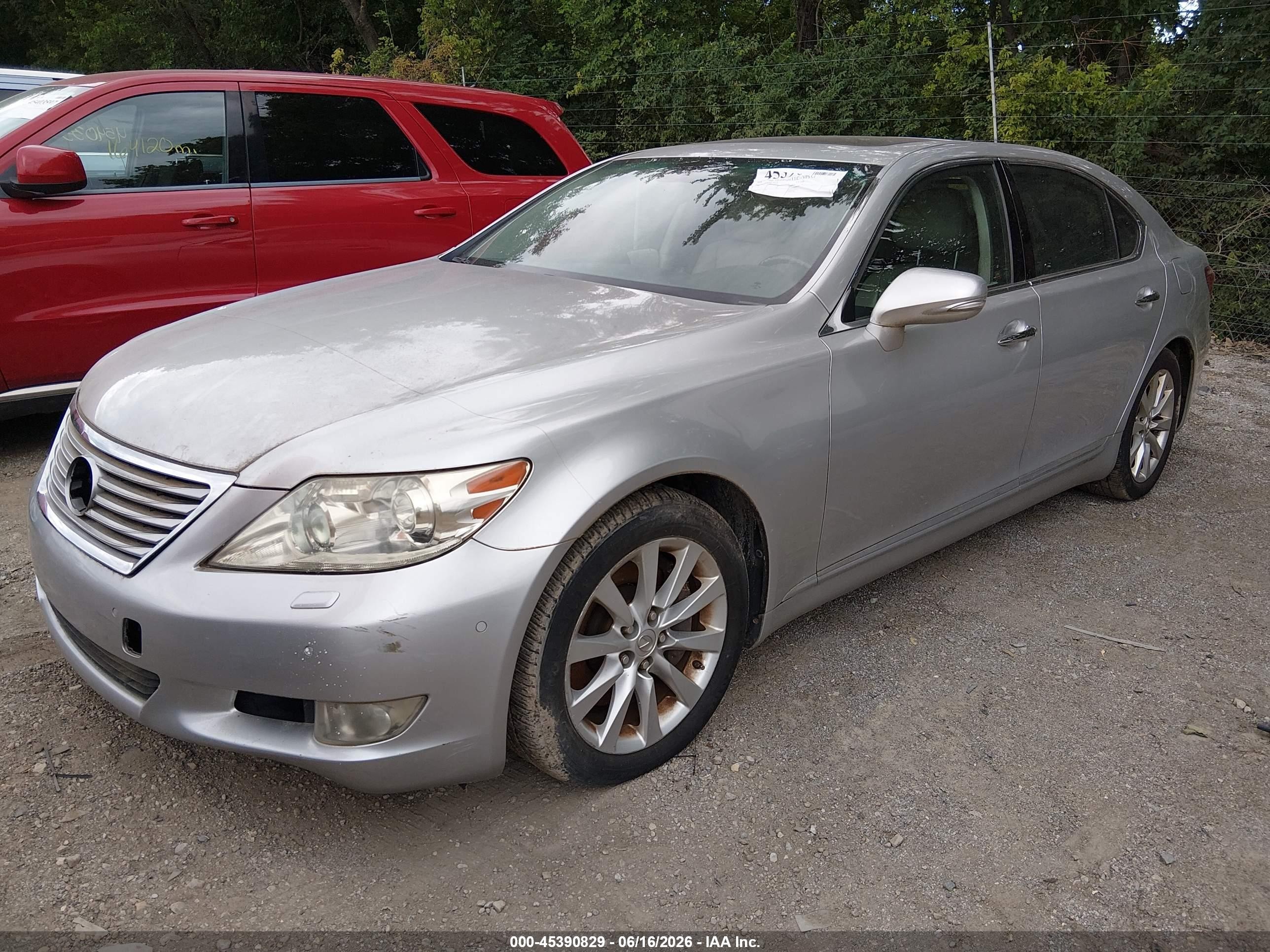 2010 Lexus Ls 460 L Silver vin: JTHDL5EF0A5001929