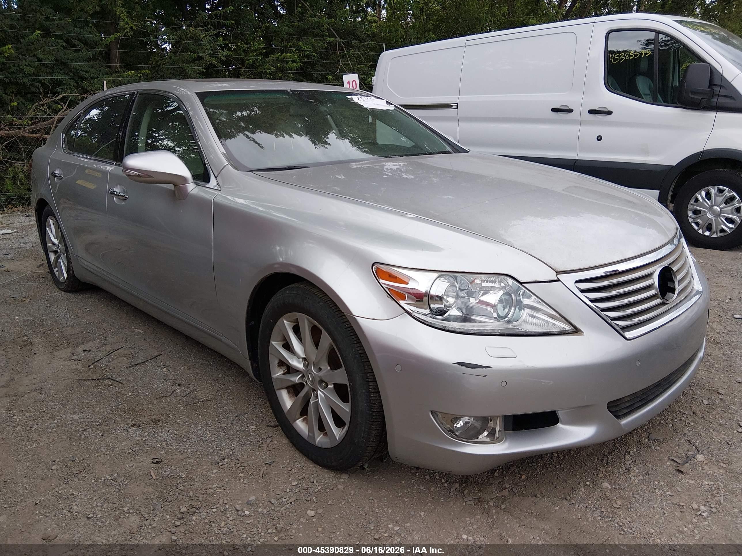 2010 Lexus Ls 460 L Silver vin: JTHDL5EF0A5001929