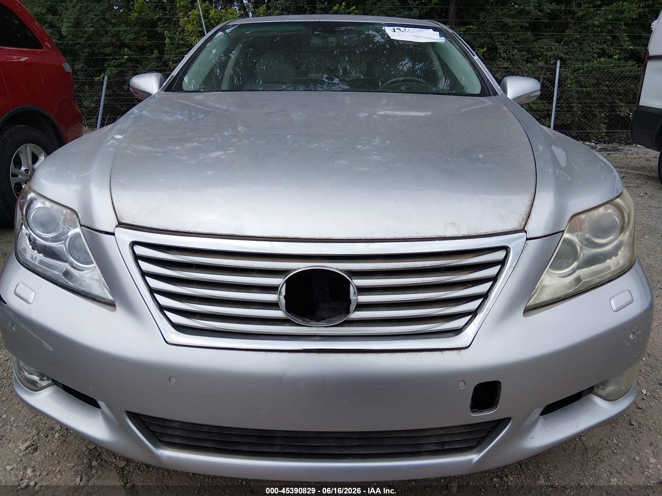 2010 Lexus Ls 460 L Silver vin: JTHDL5EF0A5001929