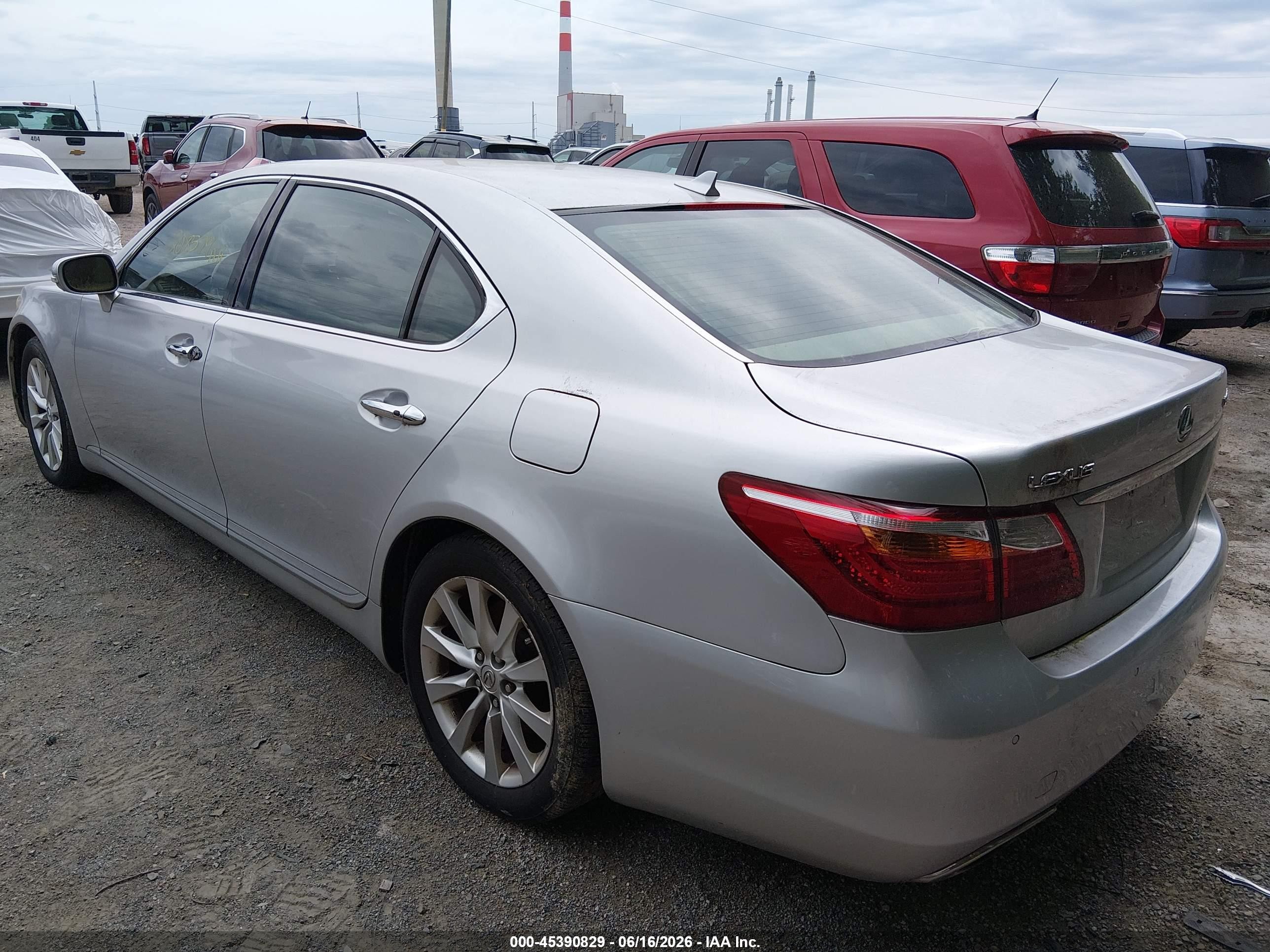 2010 Lexus Ls 460 L Silver vin: JTHDL5EF0A5001929