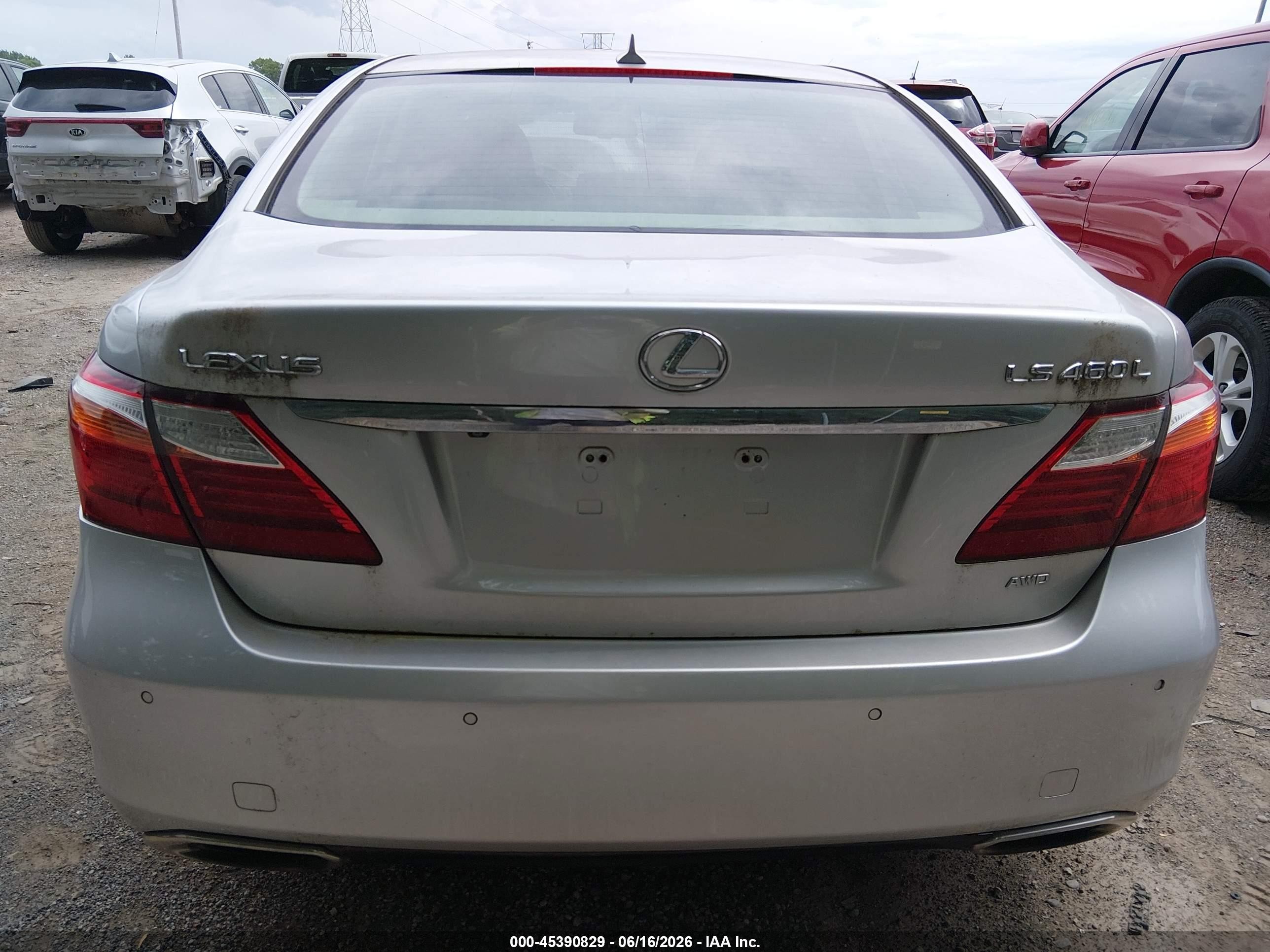 2010 Lexus Ls 460 L Silver vin: JTHDL5EF0A5001929