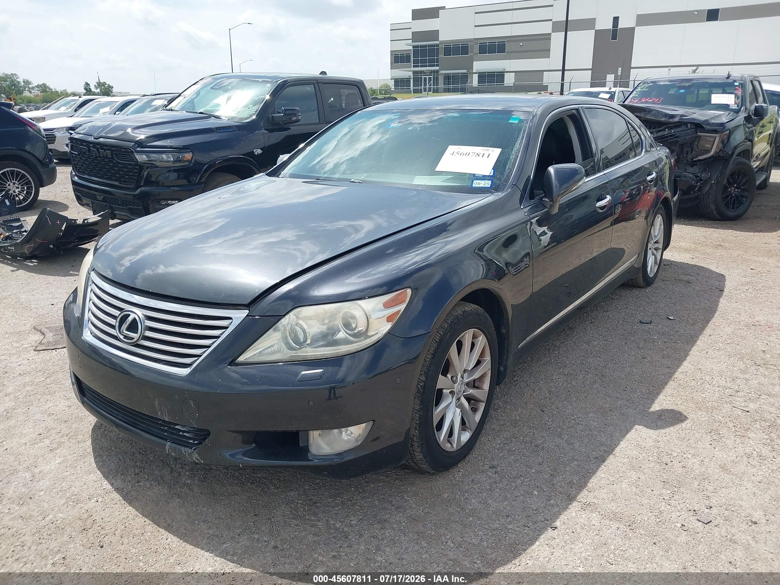 2010 Lexus Ls 460 L Gray vin: JTHDL5EF0A5002739