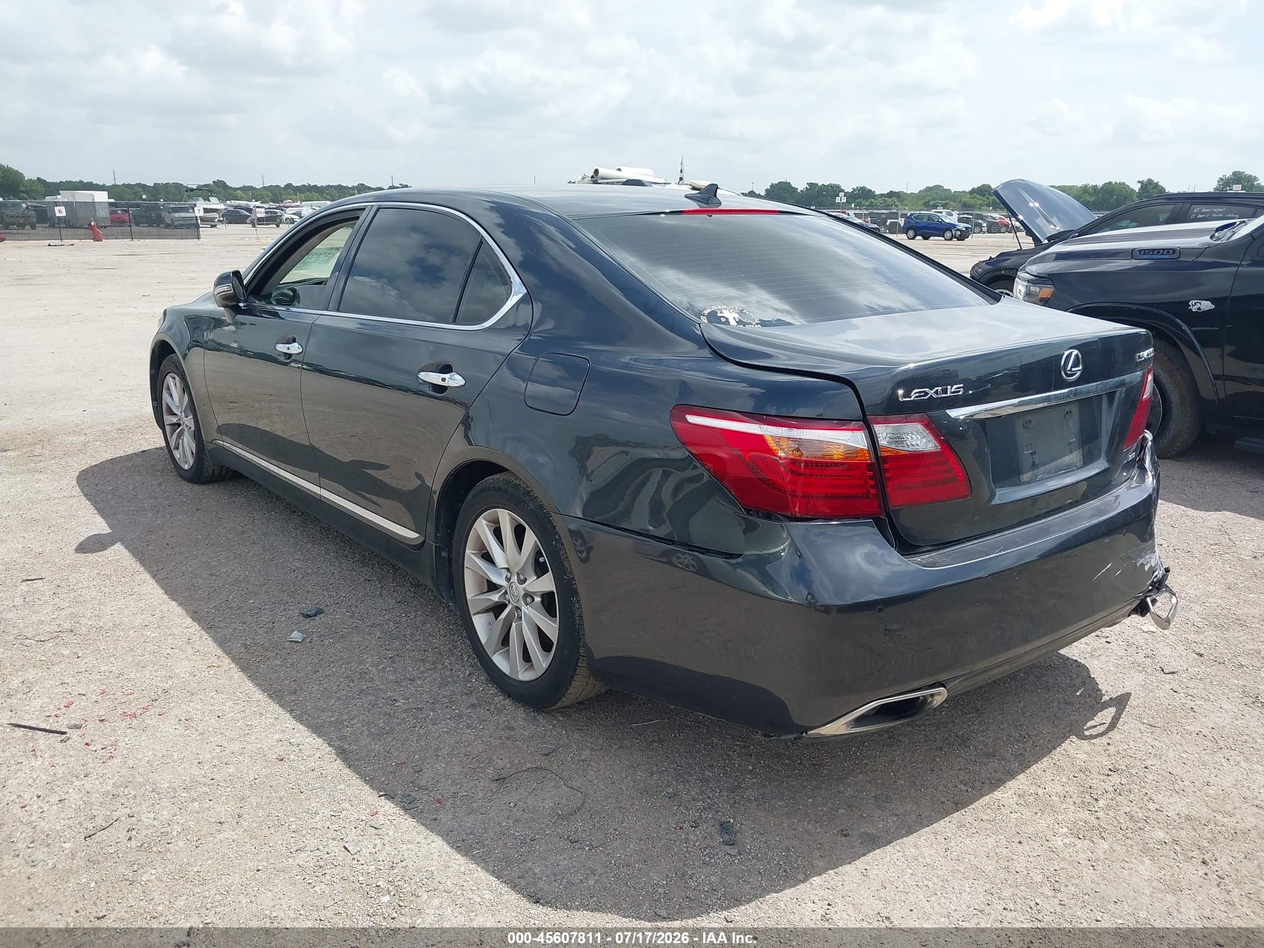 2010 Lexus Ls 460 L Gray vin: JTHDL5EF0A5002739