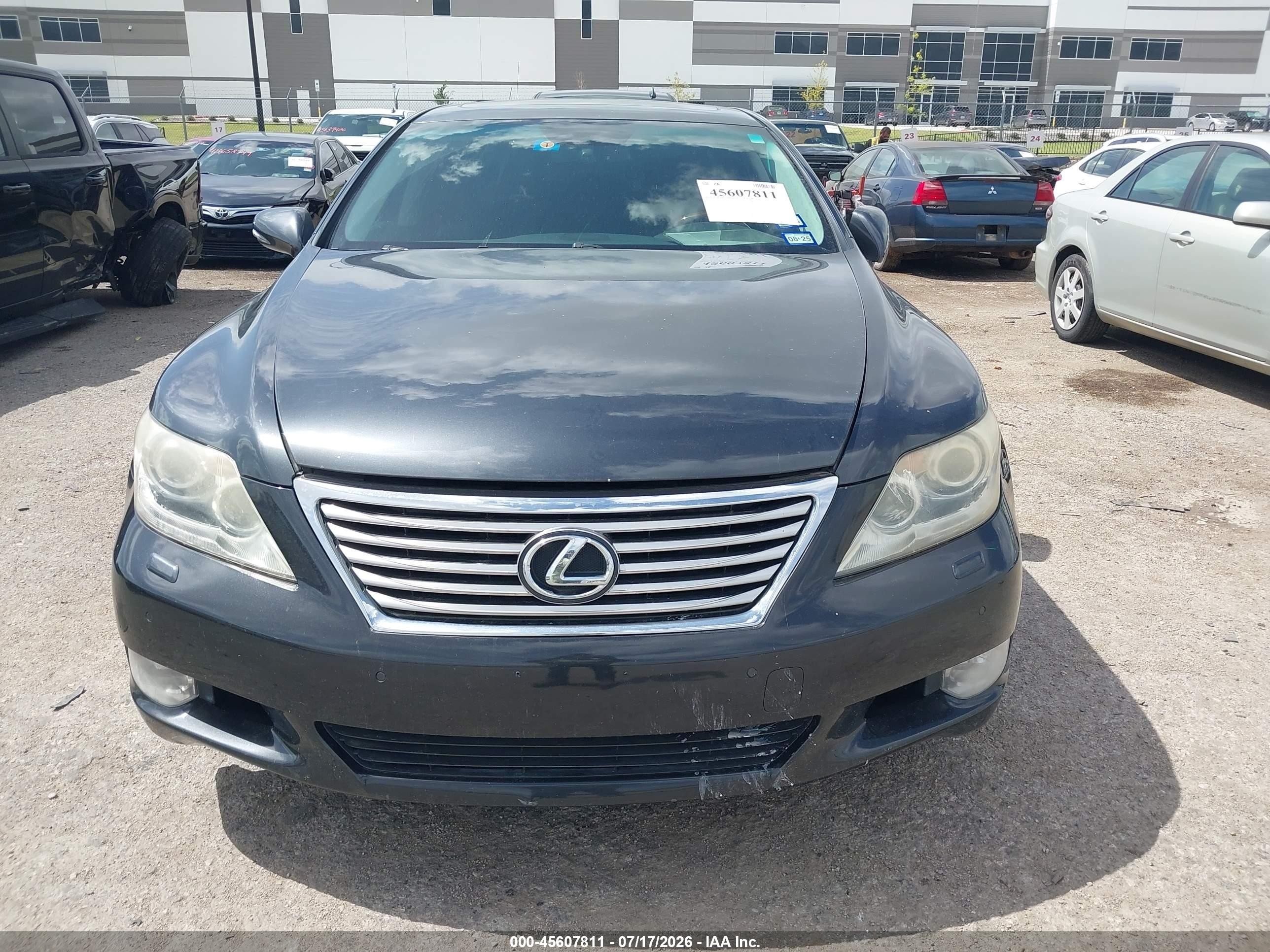 2010 Lexus Ls 460 L Gray vin: JTHDL5EF0A5002739
