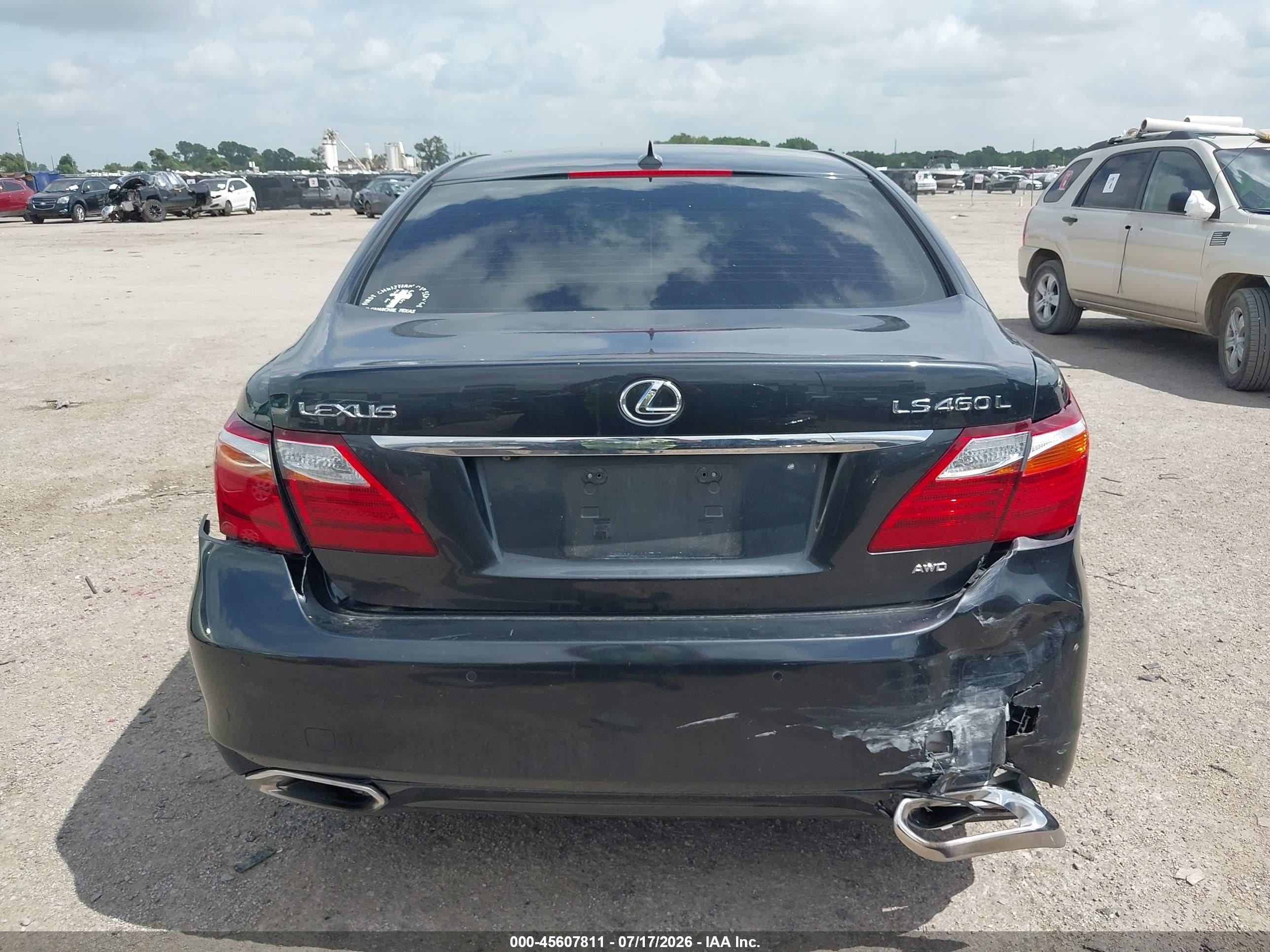 2010 Lexus Ls 460 L Gray vin: JTHDL5EF0A5002739