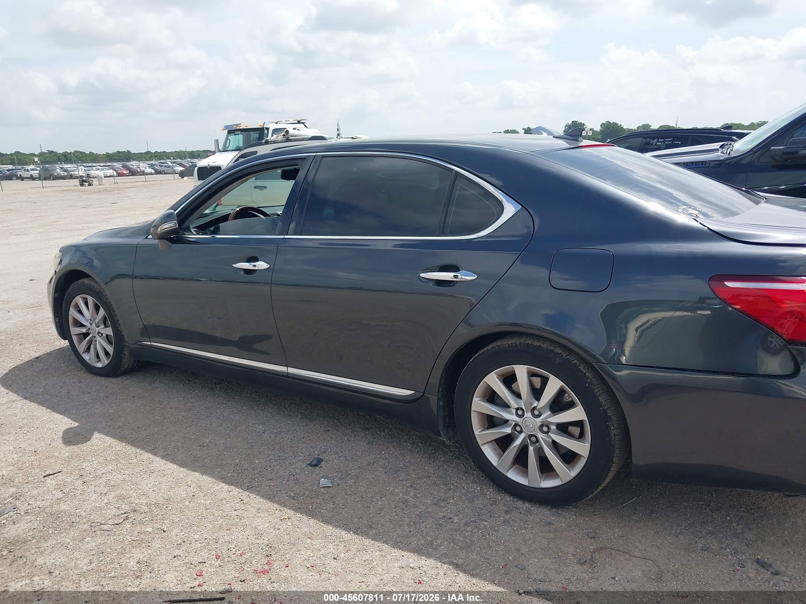 2010 Lexus Ls 460 L Gray vin: JTHDL5EF0A5002739