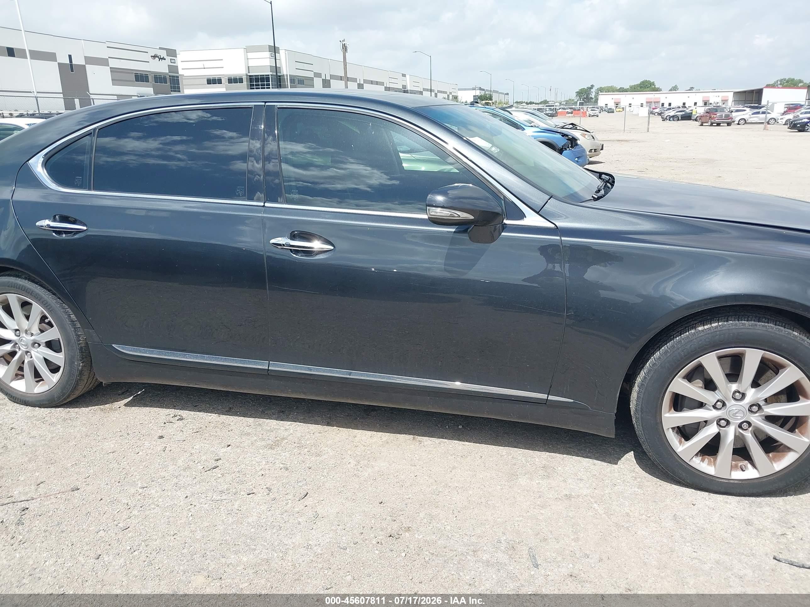 2010 Lexus Ls 460 L Gray vin: JTHDL5EF0A5002739