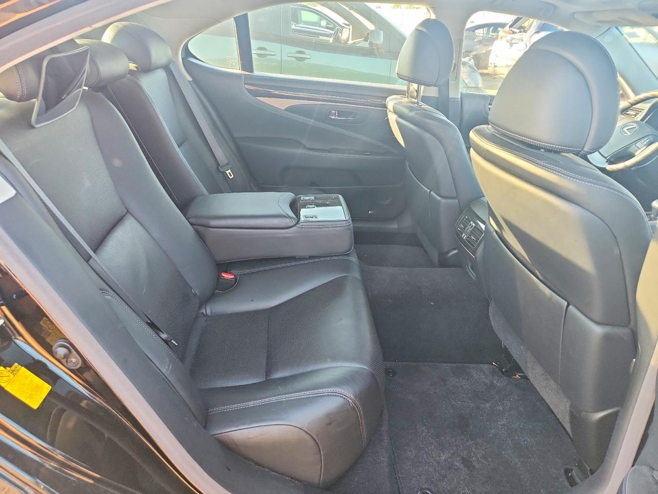 2013 Lexus Ls 460l Black vin: JTHDL5EF0D5005547
