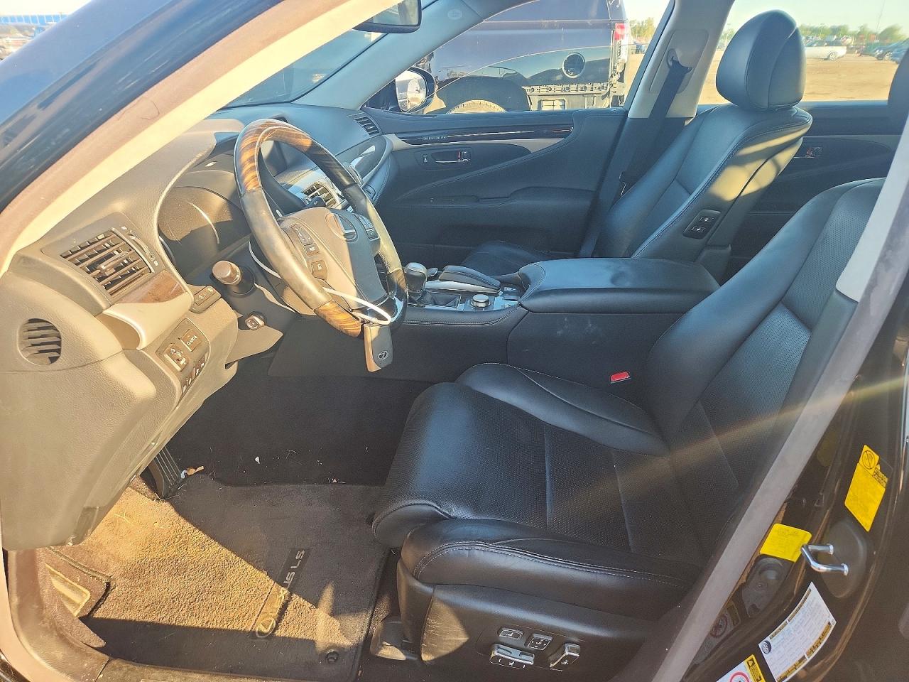 2013 Lexus Ls 460l Black vin: JTHDL5EF0D5005547