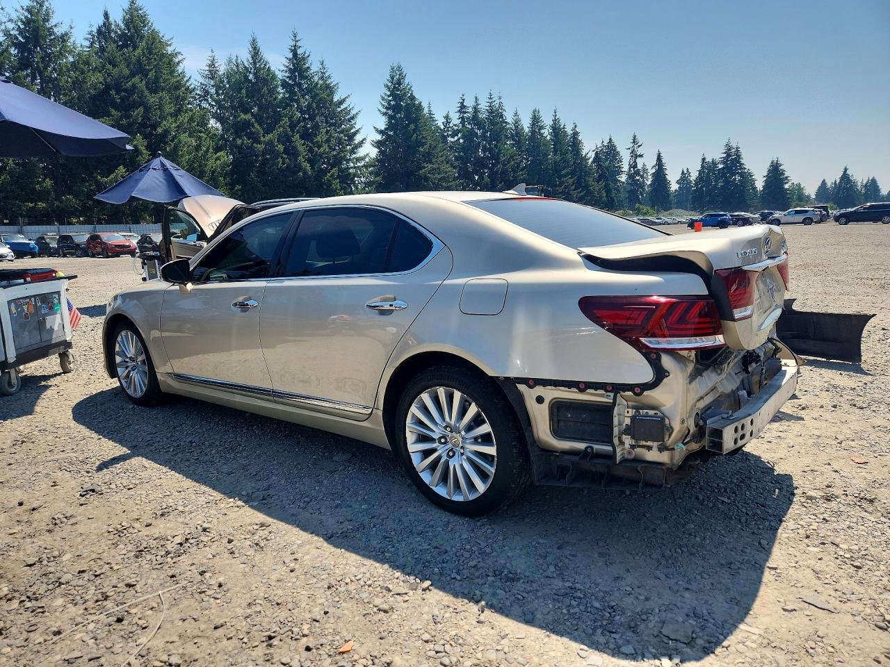 2013 Lexus Ls 460l Tan vin: JTHDL5EF1D5005072