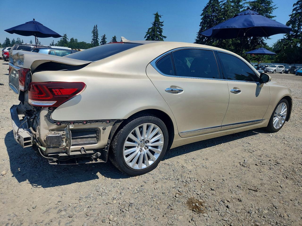 2013 Lexus Ls 460l Tan vin: JTHDL5EF1D5005072