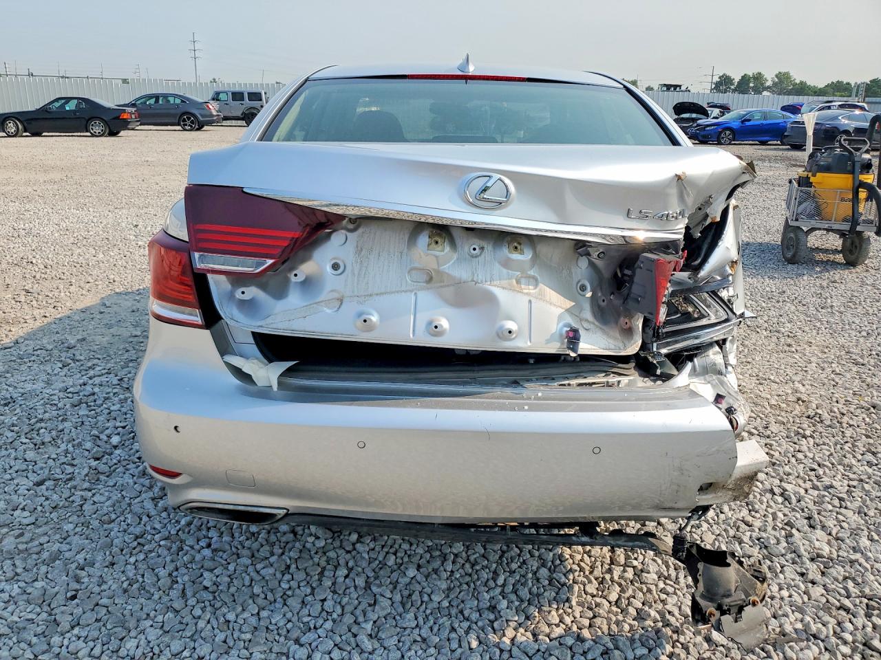 2014 Lexus Ls 460l Silver vin: JTHDL5EF2E5006474