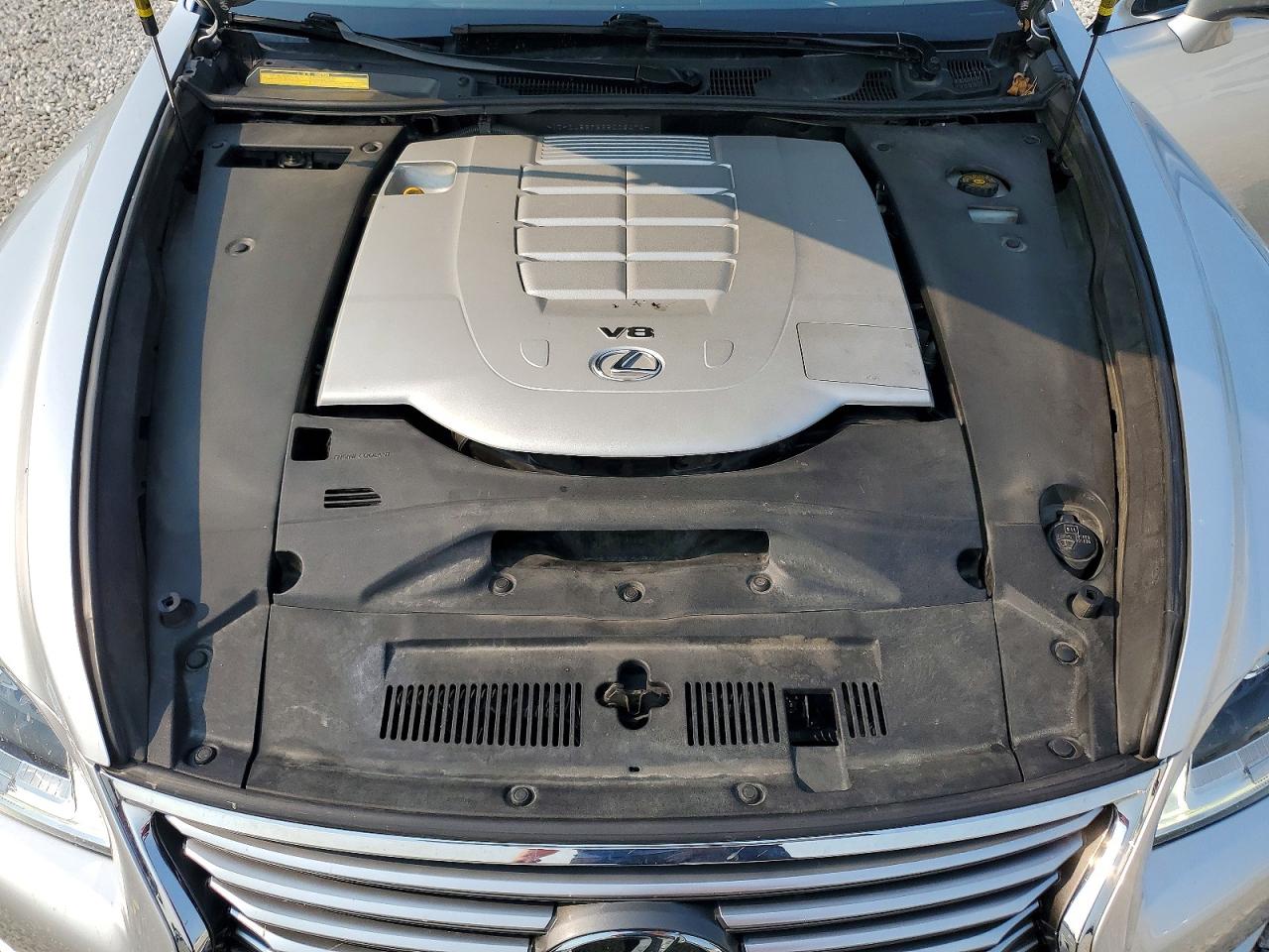2014 Lexus Ls 460l Silver vin: JTHDL5EF2E5006474