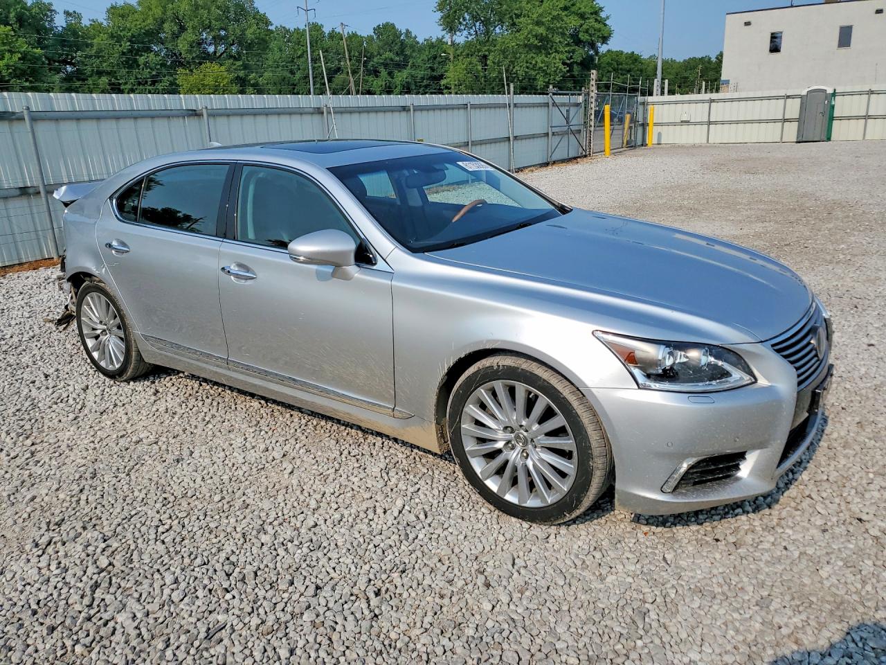 2014 Lexus Ls 460l Silver vin: JTHDL5EF2E5006474