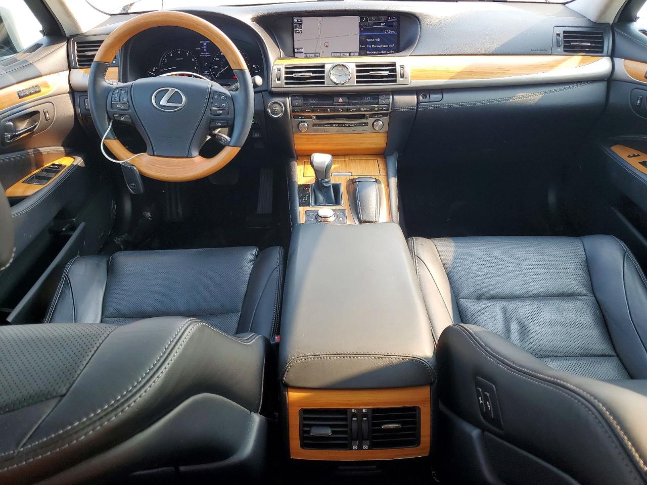 2014 Lexus Ls 460l Silver vin: JTHDL5EF2E5006474