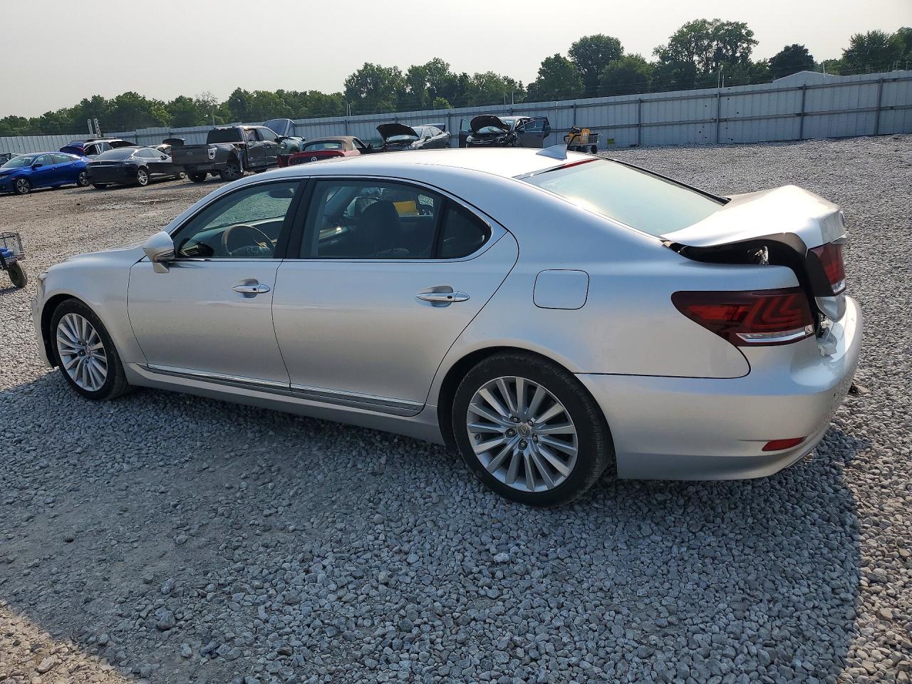 2014 Lexus Ls 460l Silver vin: JTHDL5EF2E5006474