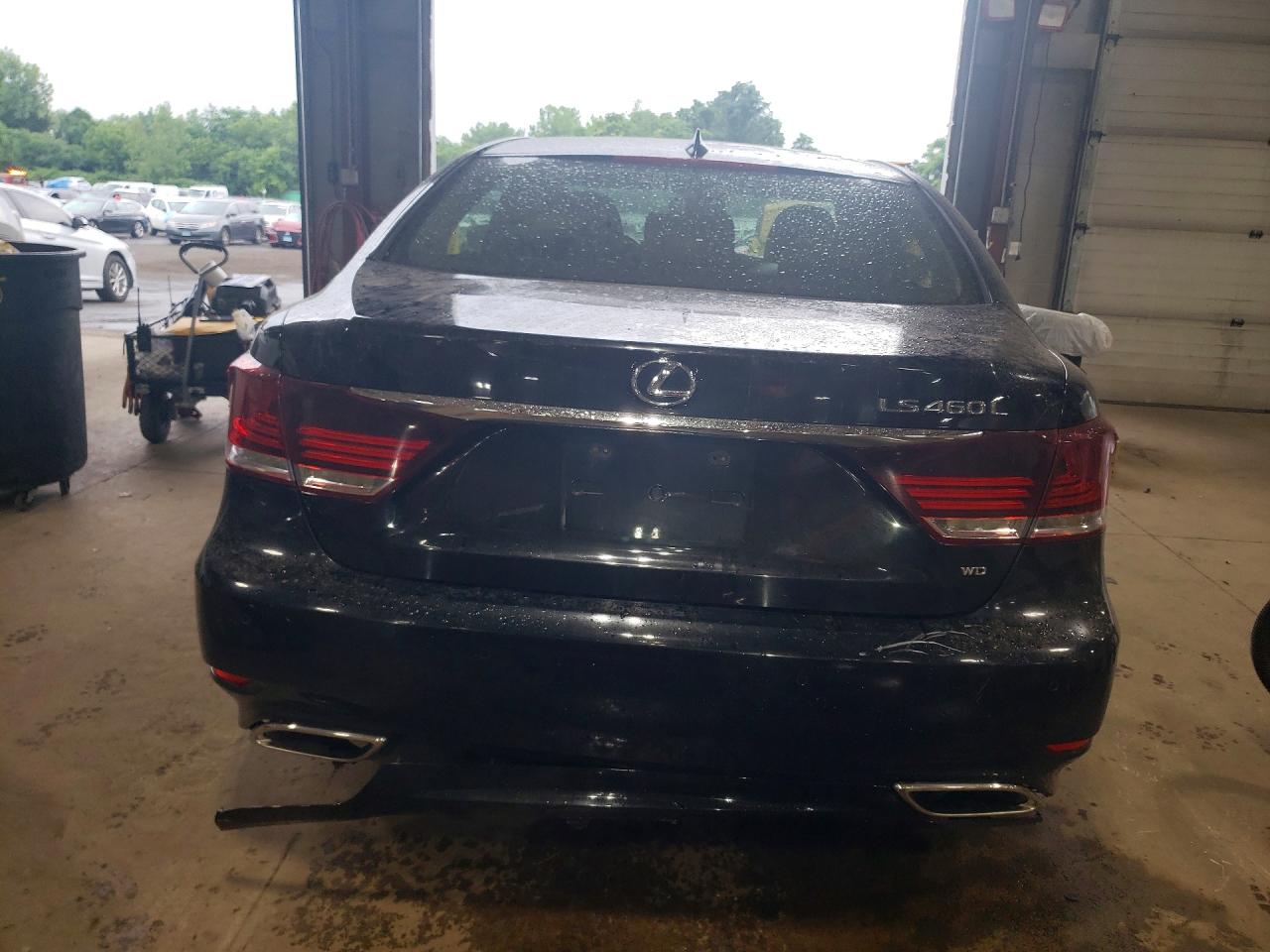 2014 Lexus Ls 460l Black vin: JTHDL5EF8E5006141