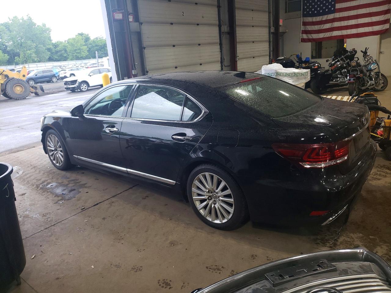 2014 Lexus Ls 460l Black vin: JTHDL5EF8E5006141