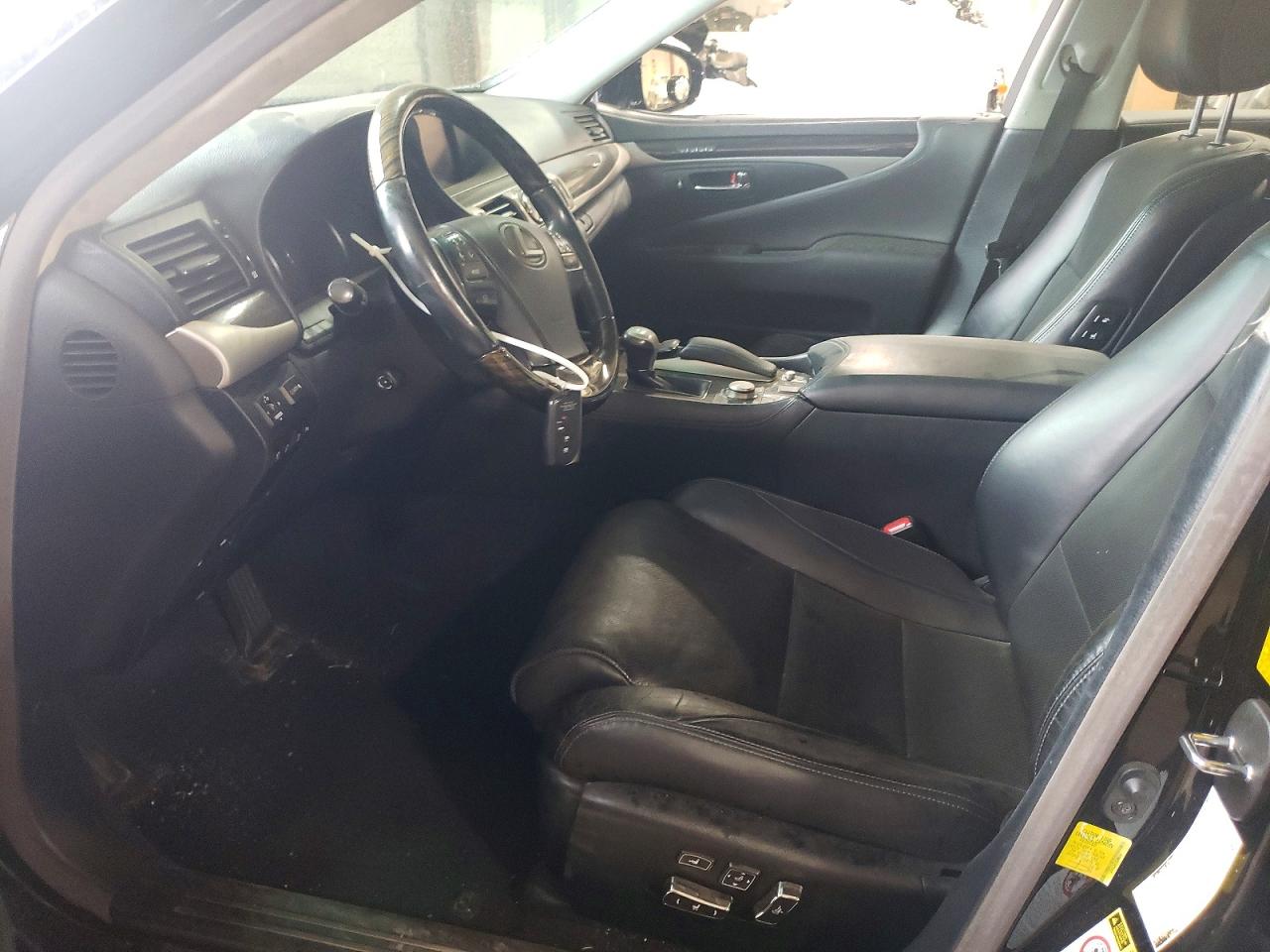 2014 Lexus Ls 460l Black vin: JTHDL5EF8E5006141