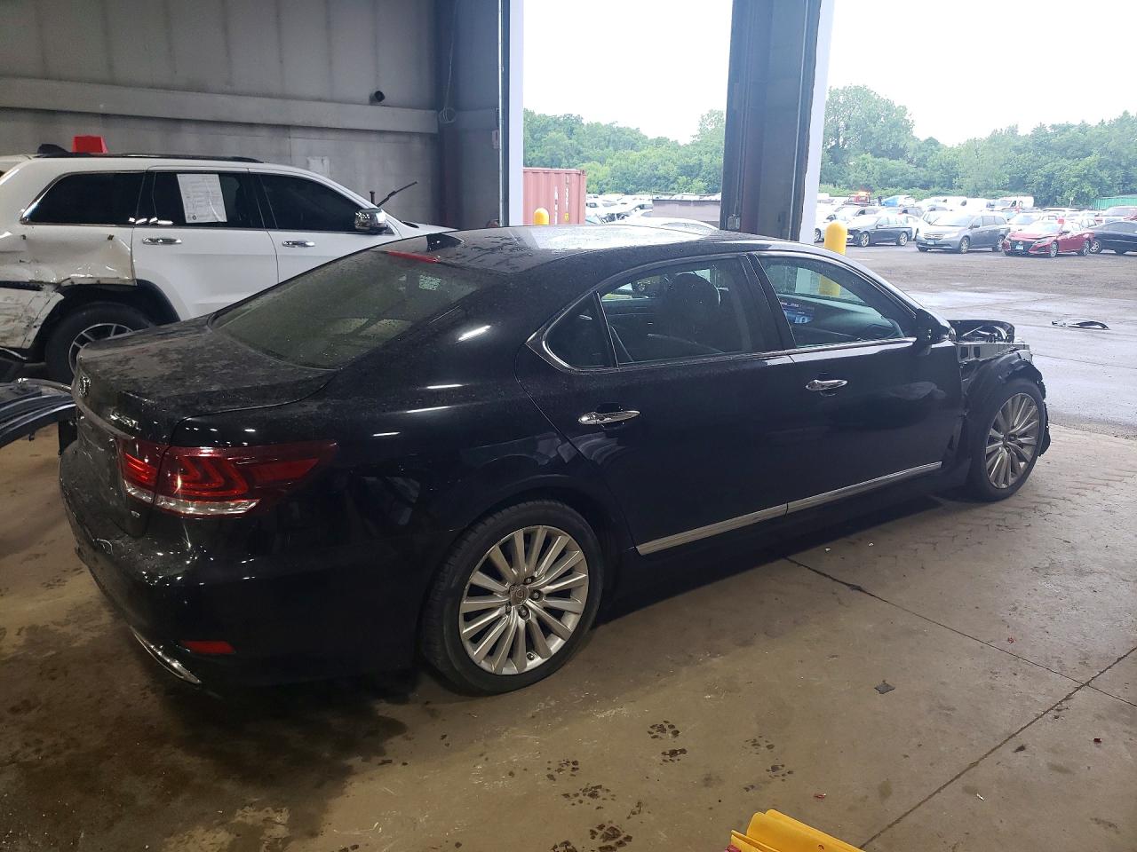2014 Lexus Ls 460l Black vin: JTHDL5EF8E5006141
