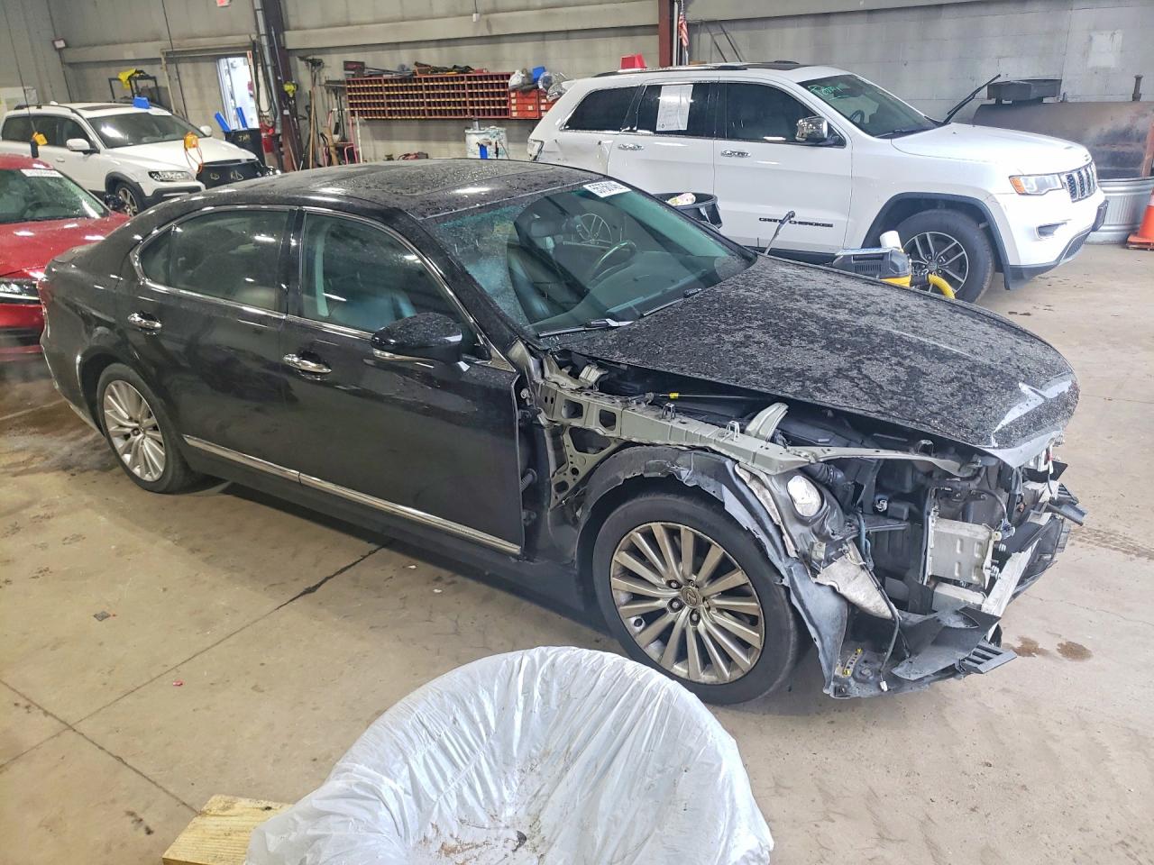 2014 Lexus Ls 460l Black vin: JTHDL5EF8E5006141