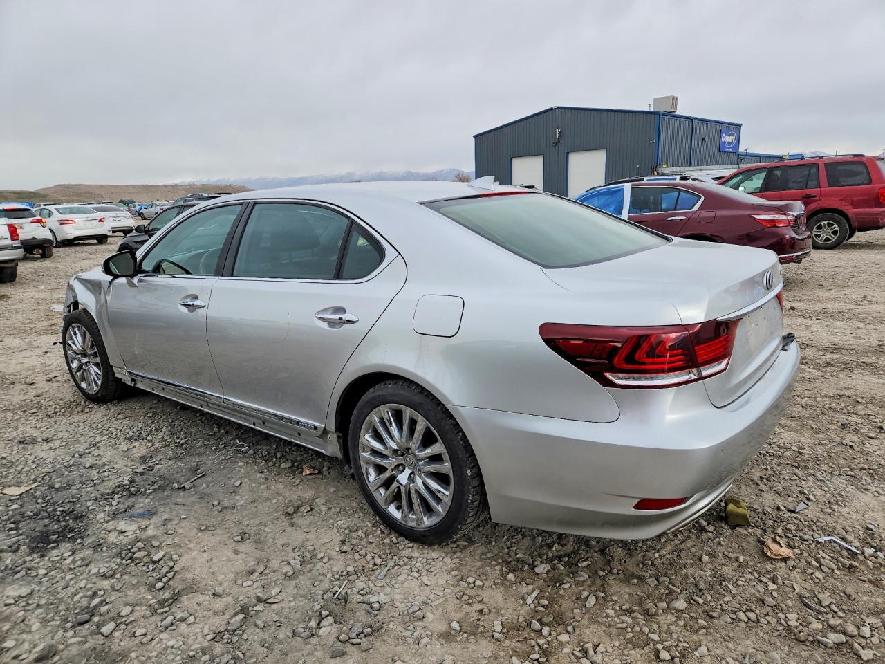 2014 Lexus Ls 600hl Silver vin: JTHDU1EF4E5017837